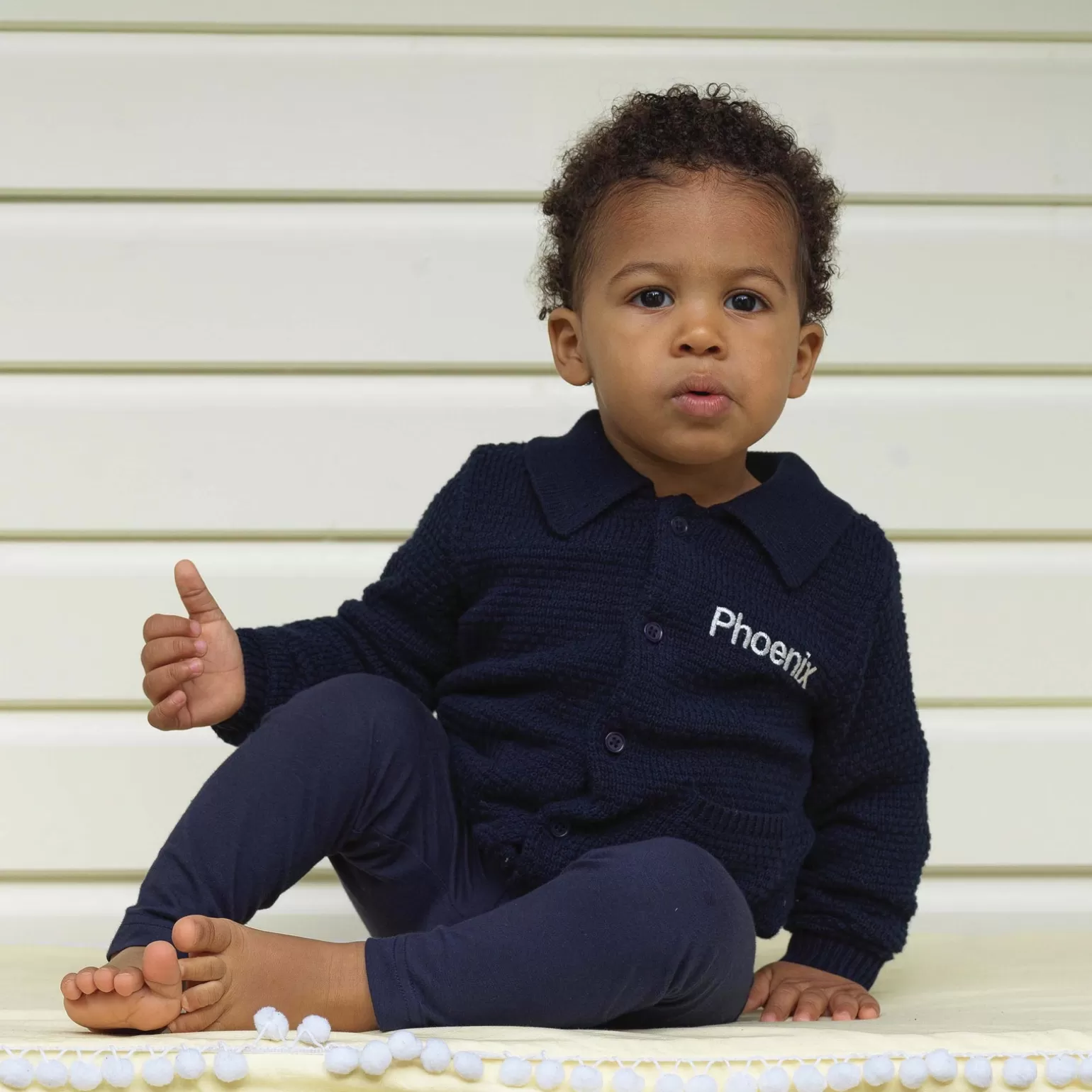 Rachel Riley Moss Stitch Cardigan | Boy Knitwear, Jackets & Coats
