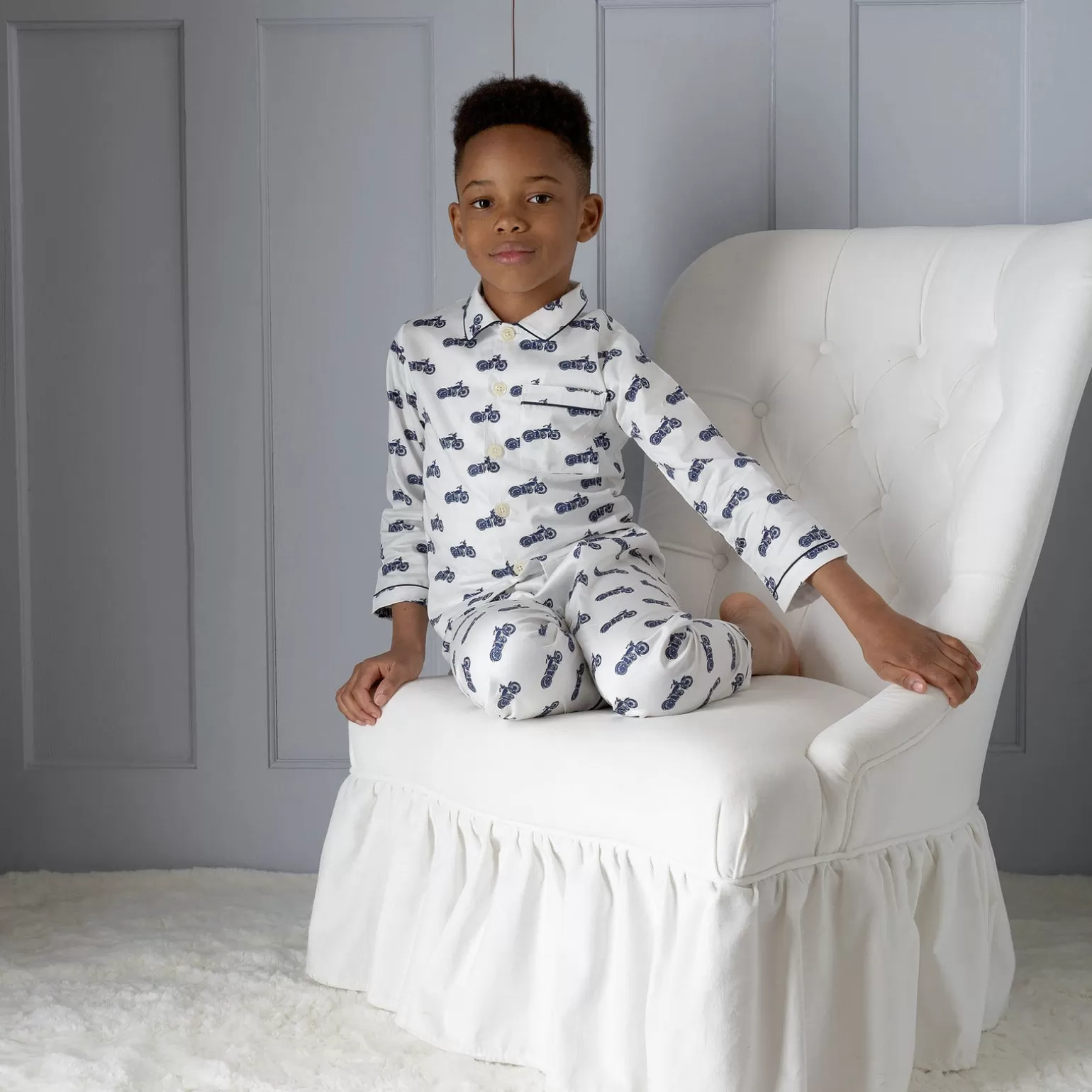 Rachel Riley Motorbike Classic Pyjamas | Boy Pyjamas