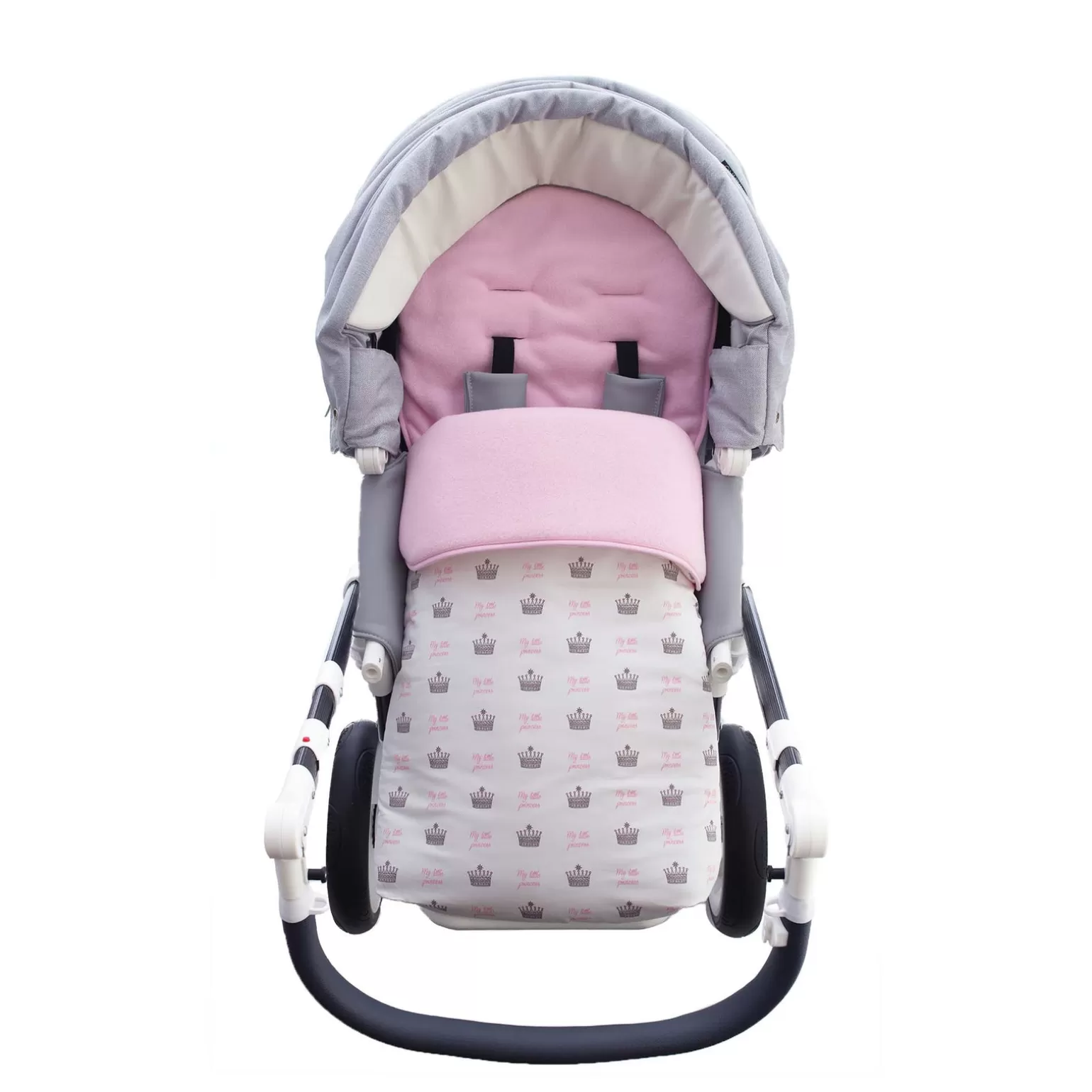 Rachel Riley My Little Princess Print Footmuff | Baby Girl Newborn