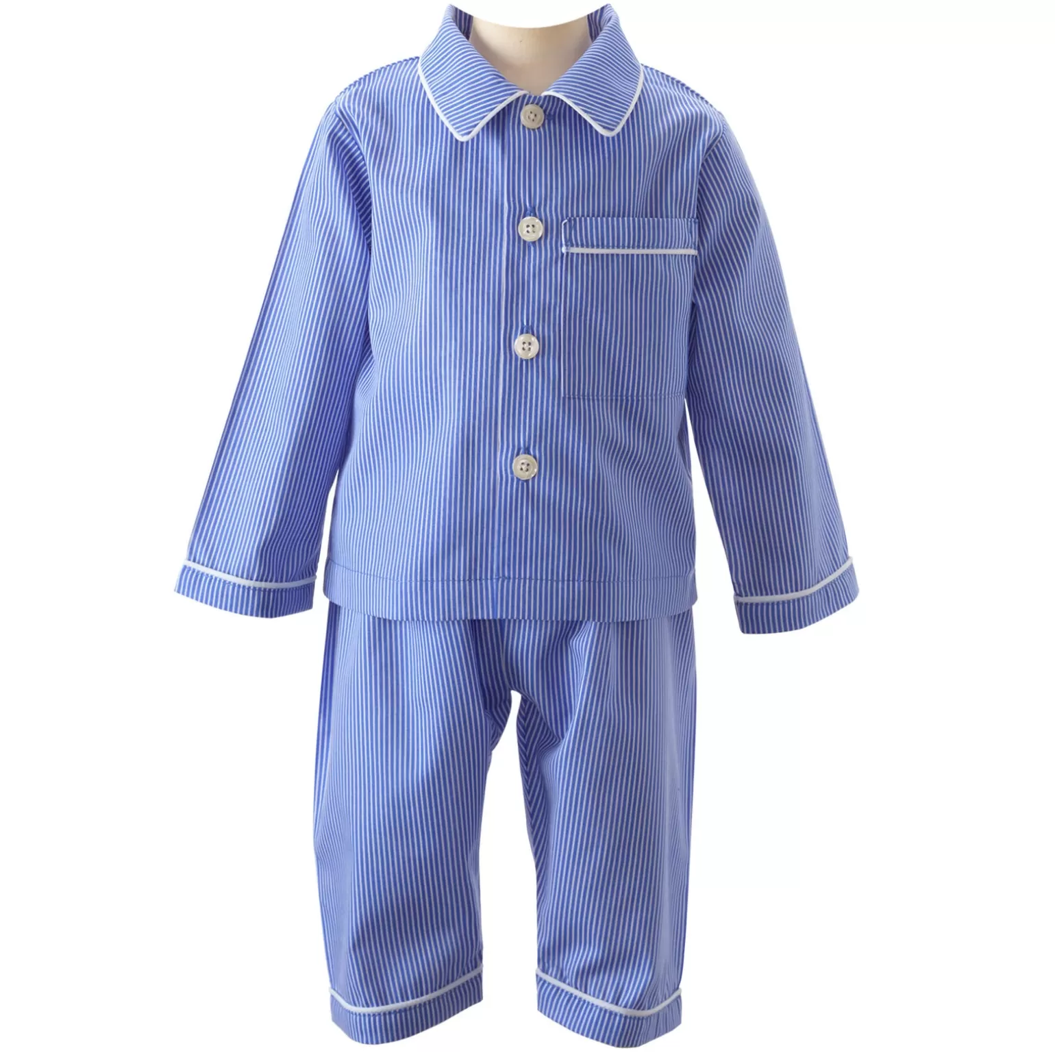 Rachel Riley Narrow Striped Ls Pyjamas | Baby Boy Pyjamas