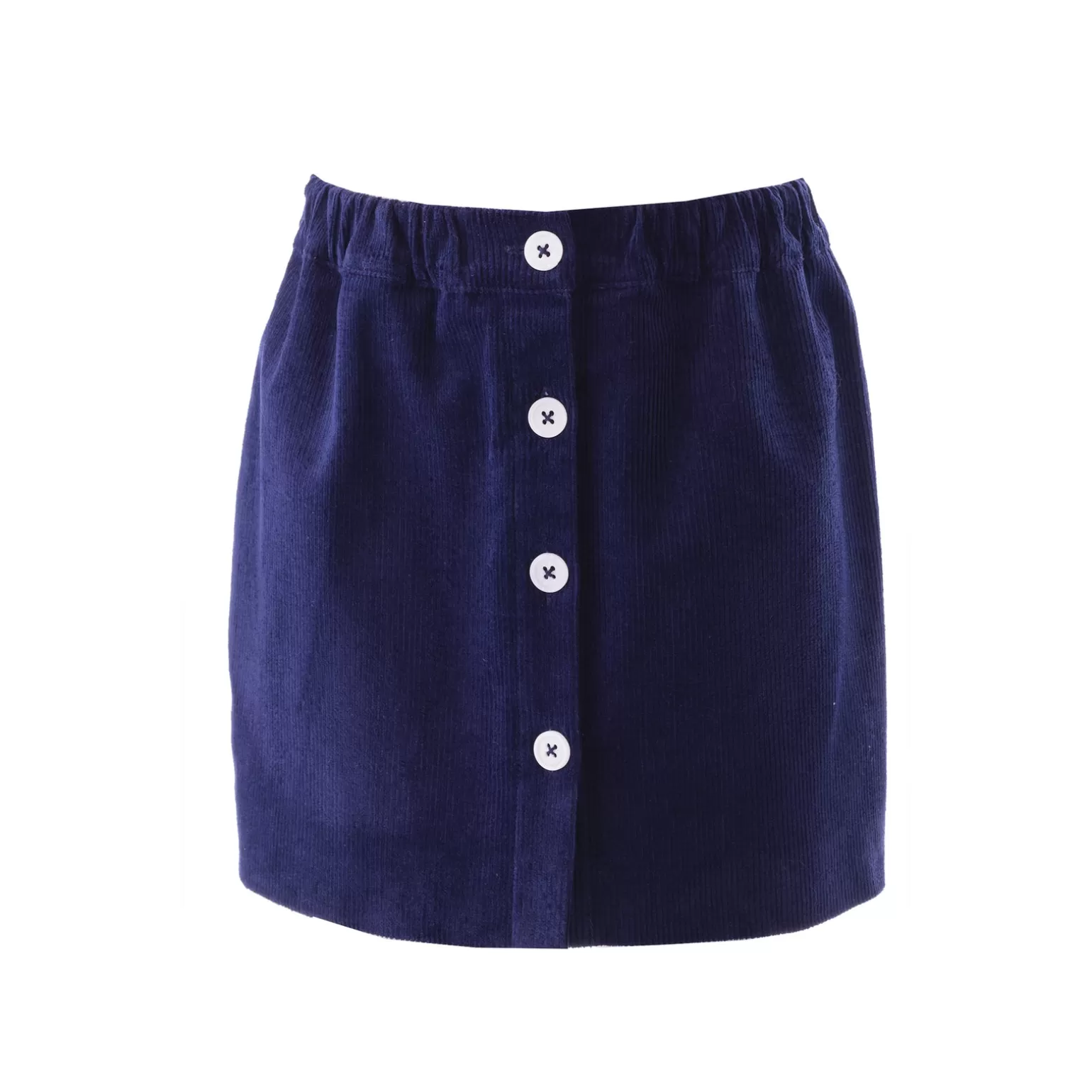Rachel Riley Navy Button-Front Skirt | Girl Bottoms
