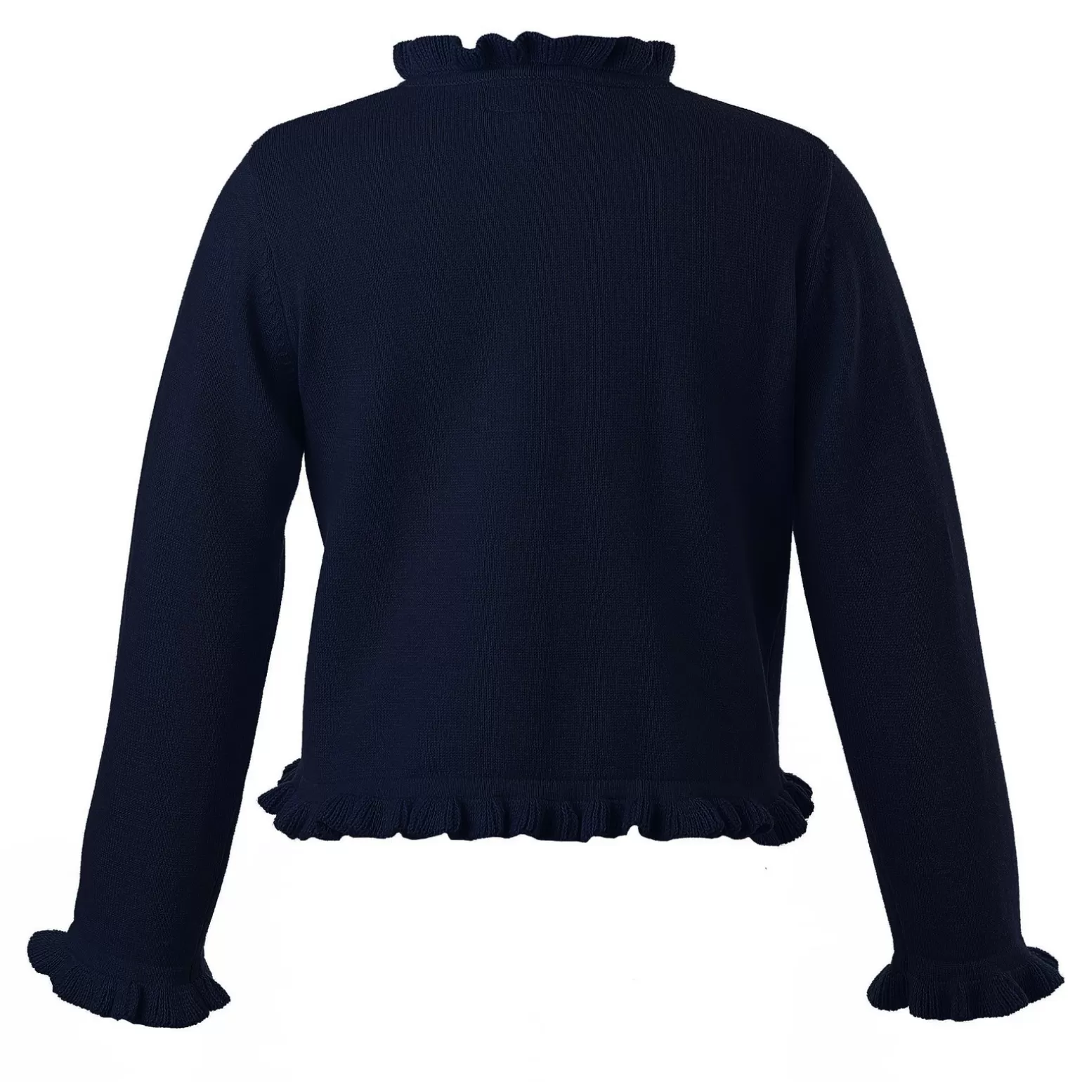 Rachel Riley Navy Frill Cardigan | Girl Knitwear, Jackets & Coats