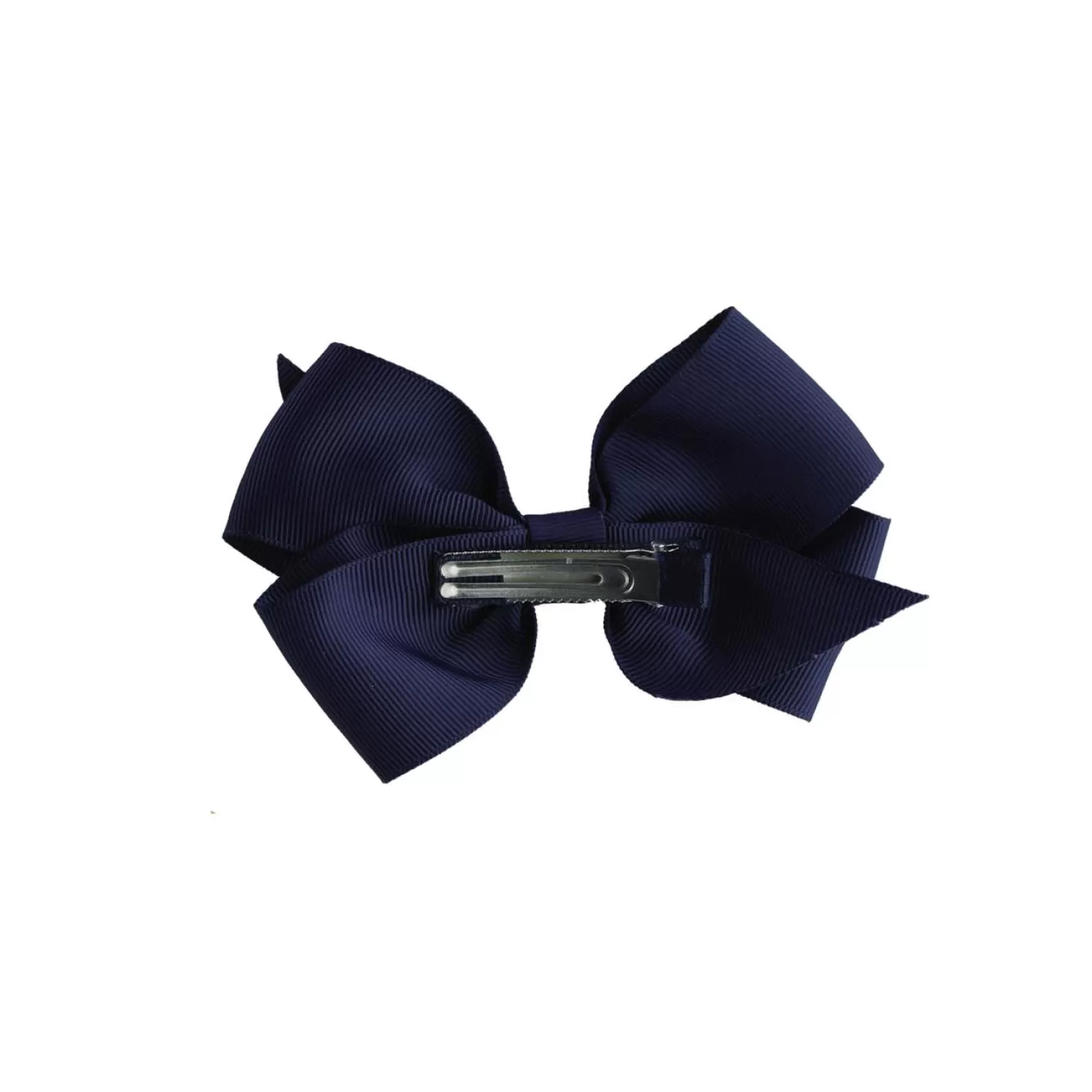 Rachel Riley Navy Grosgrain Ribbon Hairbow | Girl Hair Accessories