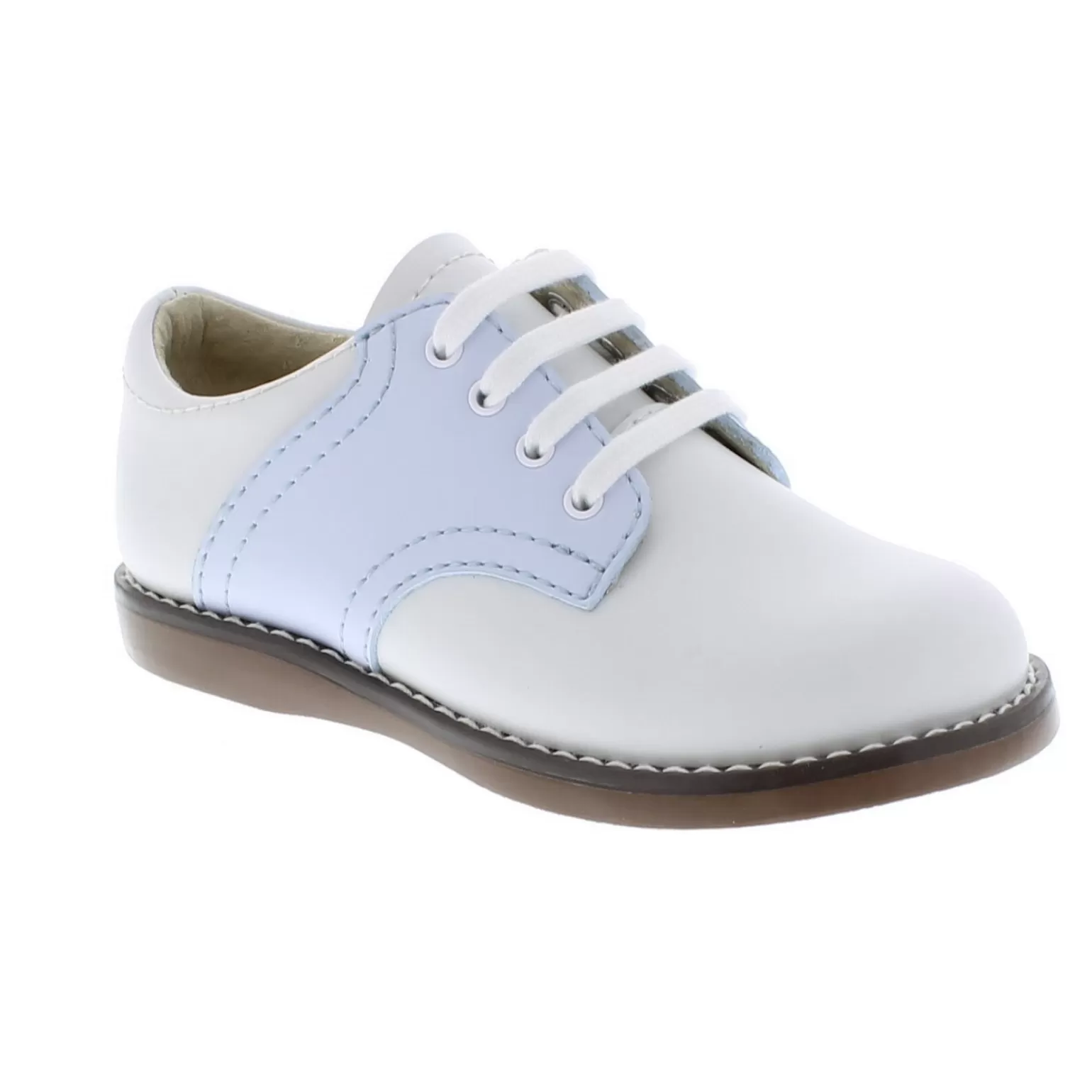 Rachel Riley Oxford Saddle Shoes - White/Blue | Girl Shoe