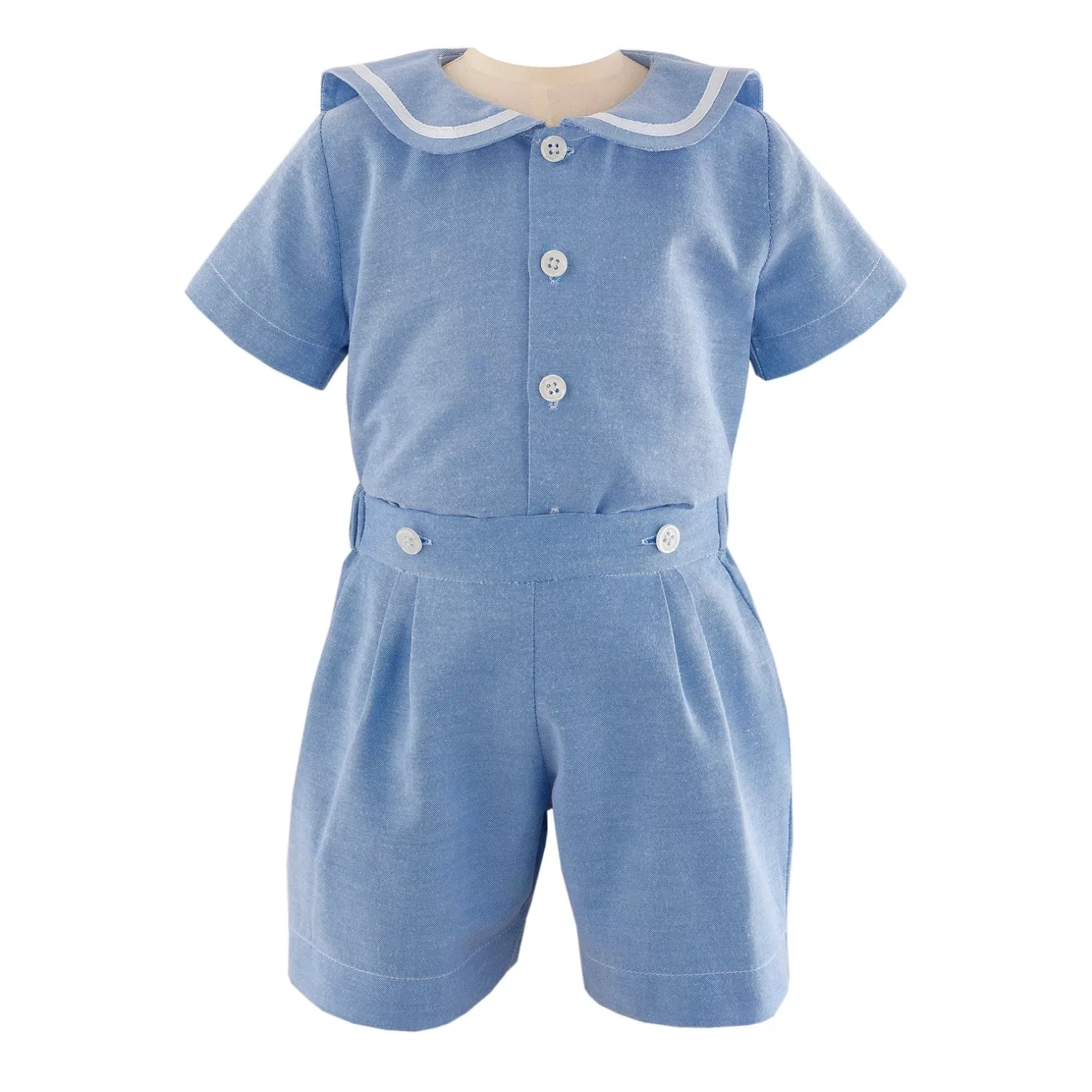 Rachel Riley Oxford Sailor Set | Baby Boy Sets & Outfits
