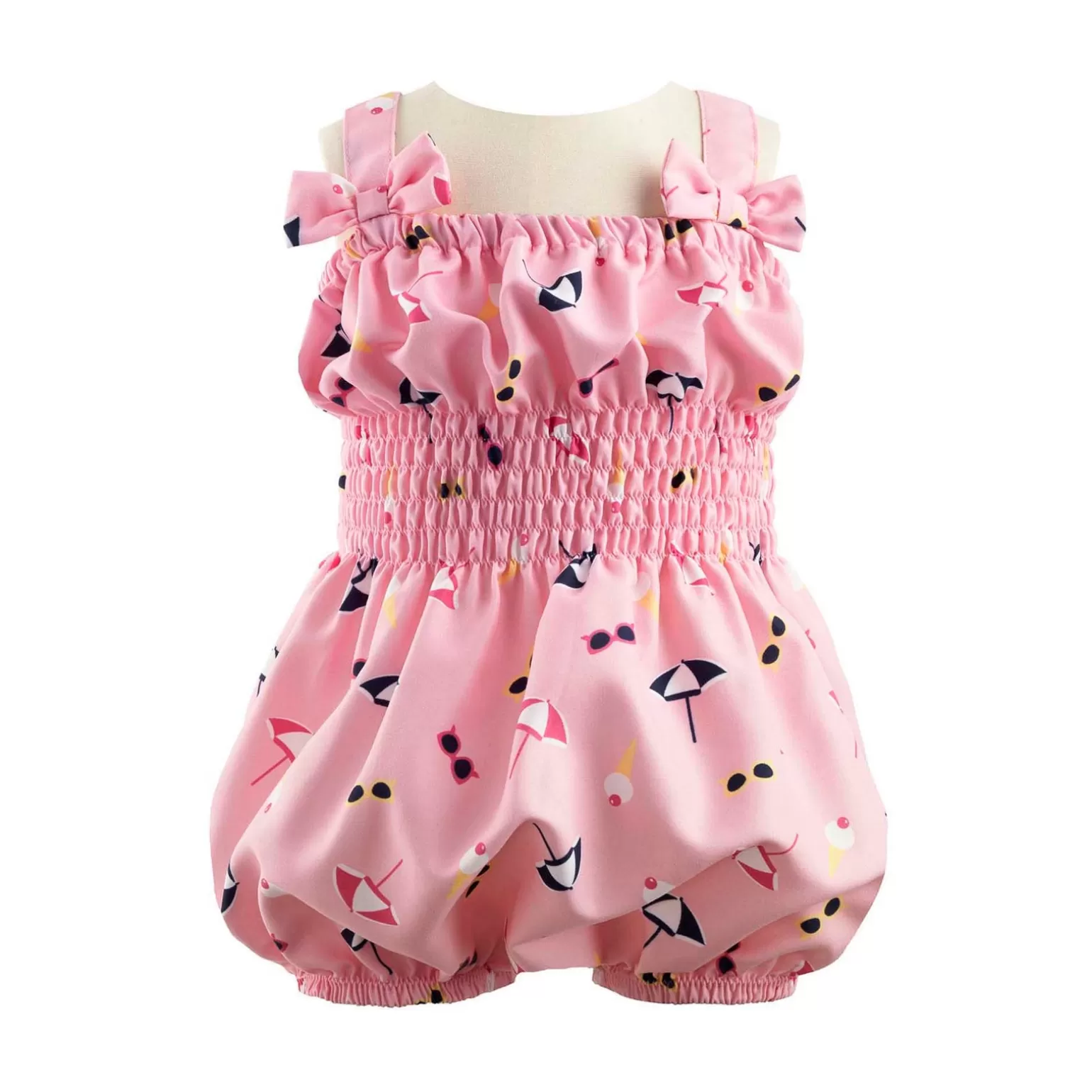 Rachel Riley Parasol Print Swim Bubble | Baby Girl Swimwear