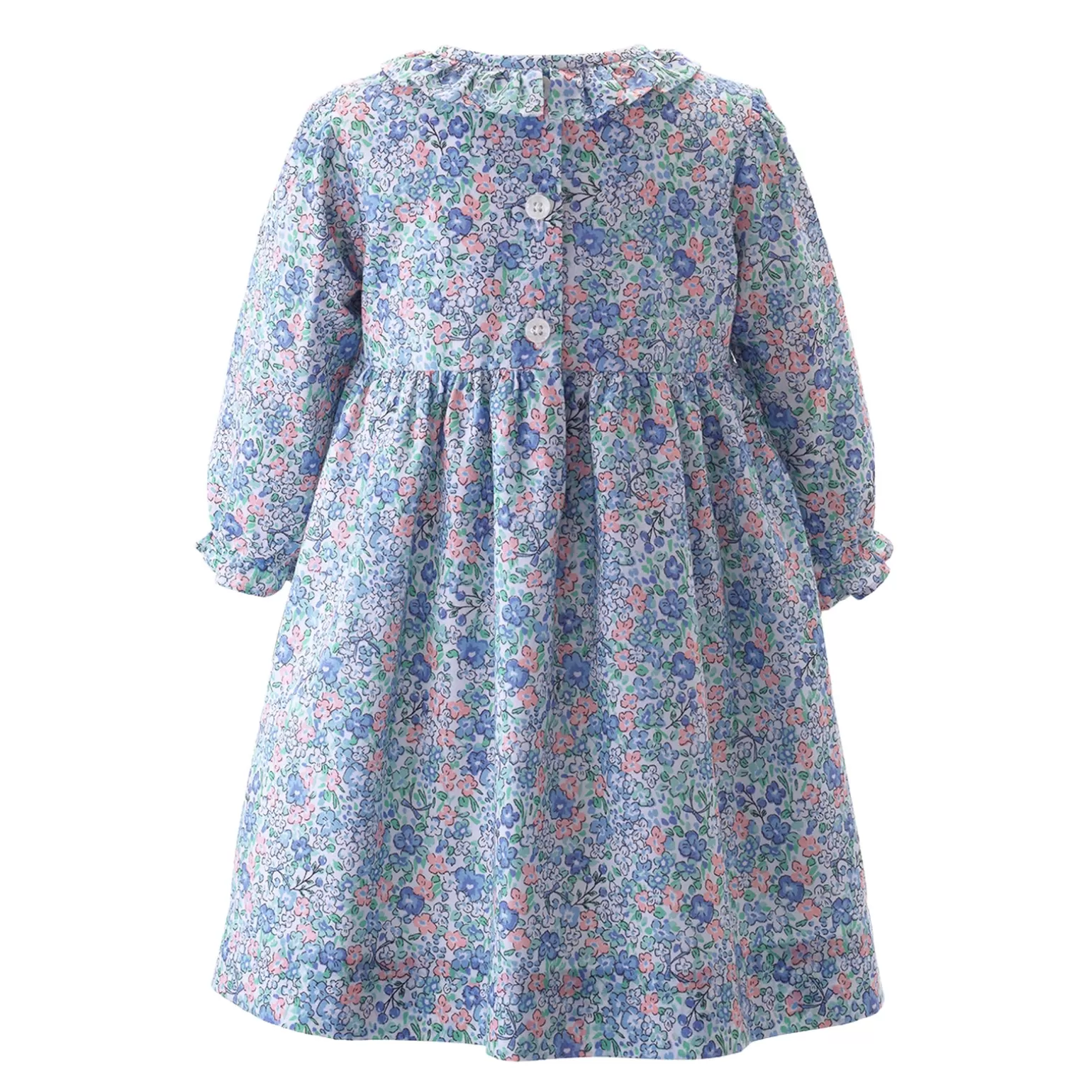 Rachel Riley Pastel Floral Smocked Dress &Bloomers | Baby Girl Dresses