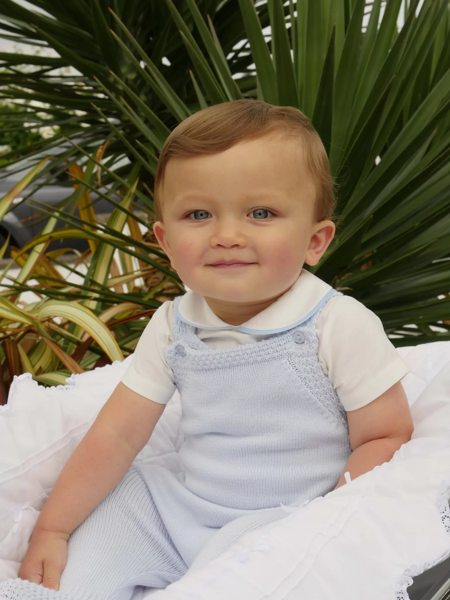 Rachel Riley Peter Pan Collar Body | Baby Boy Newborn