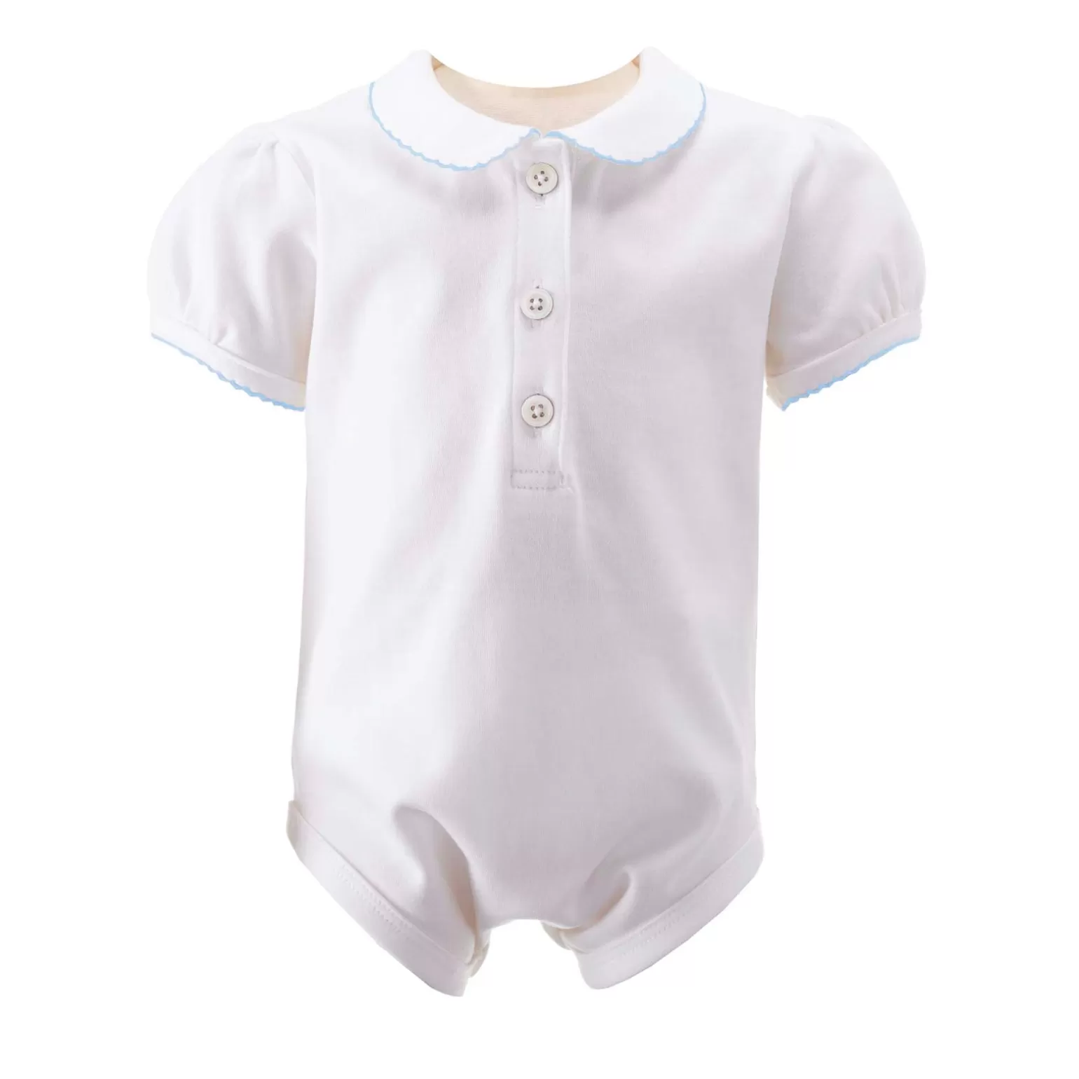 Rachel Riley Picot Trim Bodysuit | Baby Boy Newborn