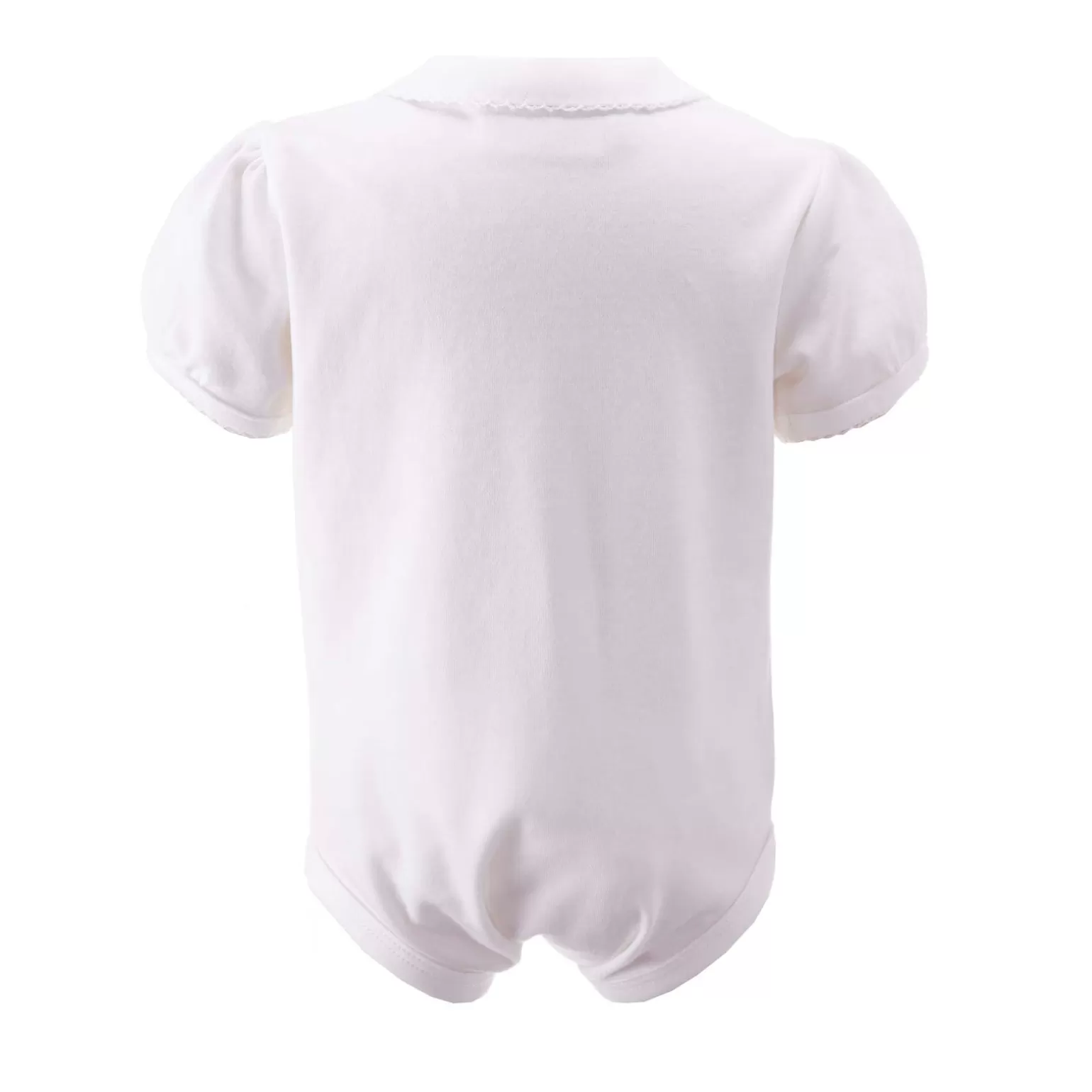 Rachel Riley Picot Trim Bodysuit | Baby Girl Babygros & Babysuits