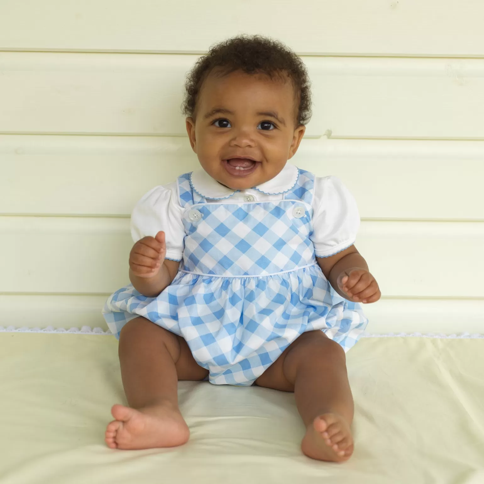 Rachel Riley Picot Trim Bodysuit | Baby Boy Newborn