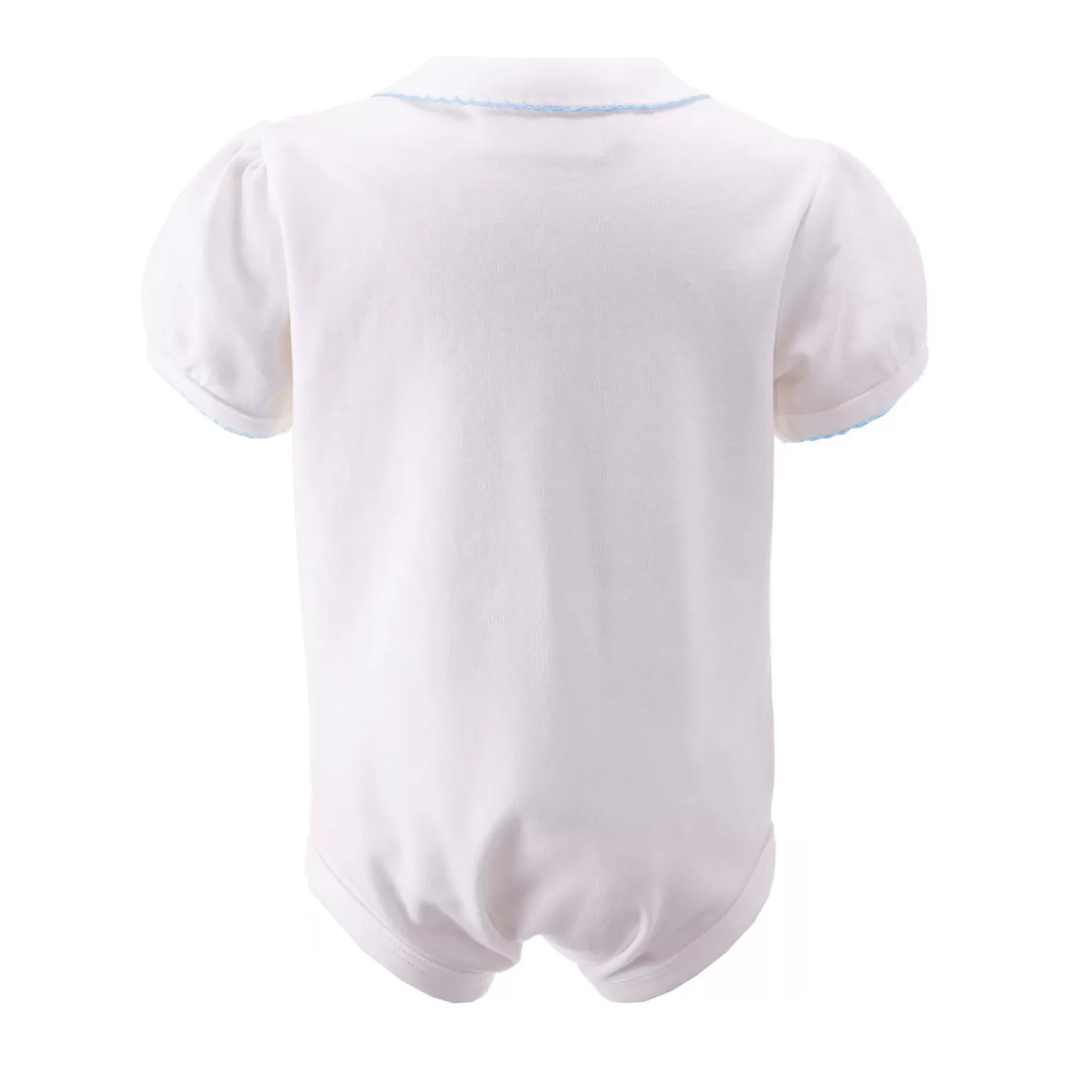 Rachel Riley Picot Trim Bodysuit | Baby Boy Babygros & Babysuits
