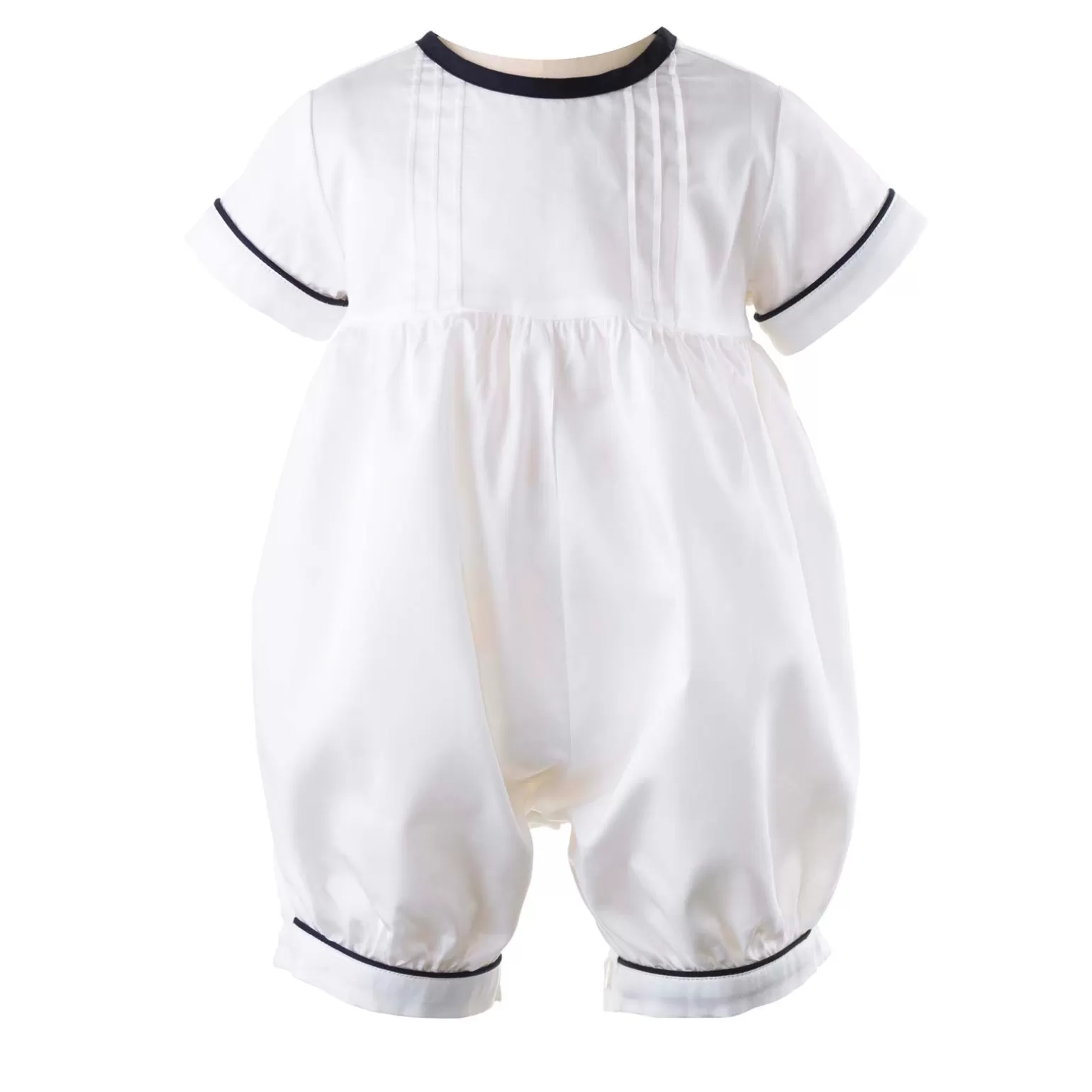 Rachel Riley Pin Tuck Babysuit | Baby Boy Babygros & Babysuits