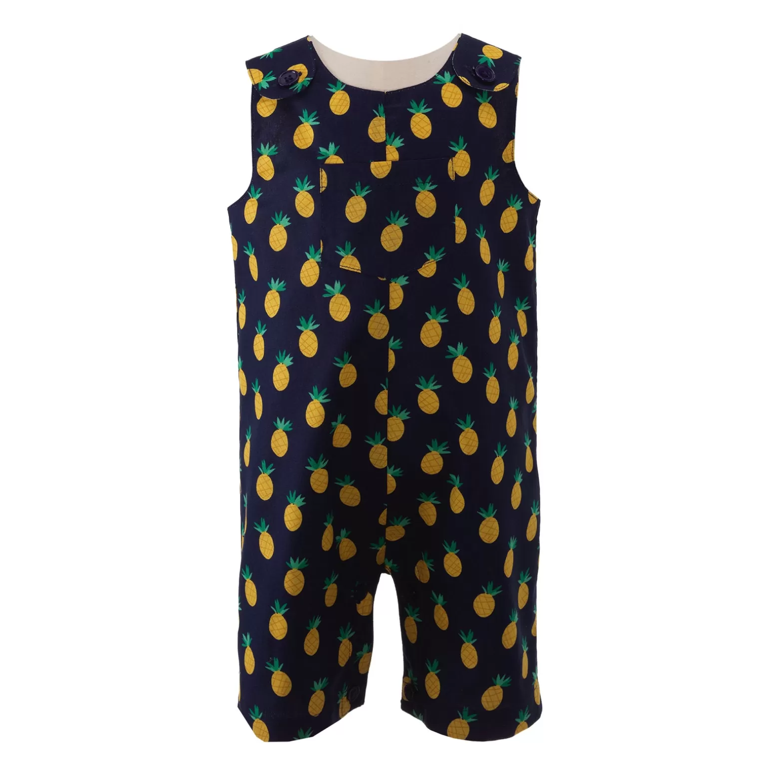Rachel Riley Pineapple Dungarees | Baby Boy Dungarees