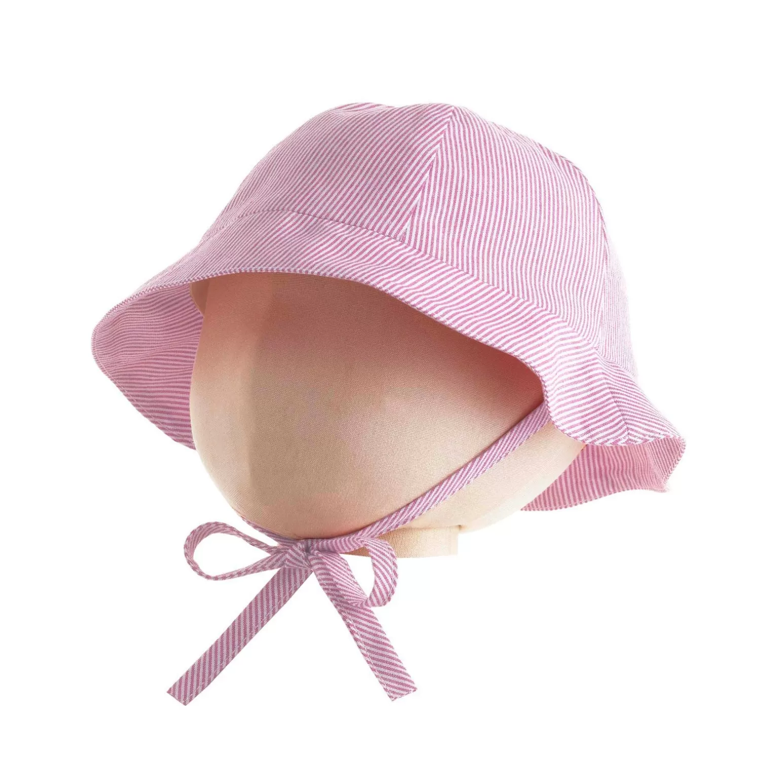 Rachel Riley Pink Striped Sunhat | Baby Girl Hats