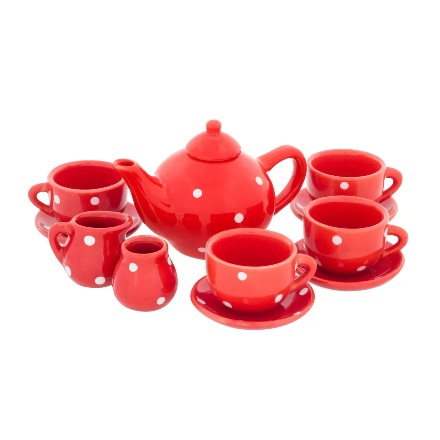 Rachel Riley Porcelain Polka Dot Tea Set | Doll Houses & Pretend Play
