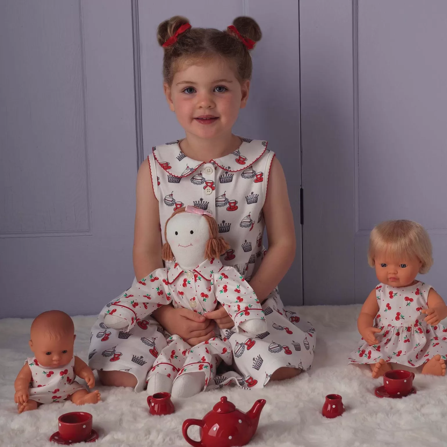 Rachel Riley Porcelain Polka Dot Tea Set | Doll Houses & Pretend Play