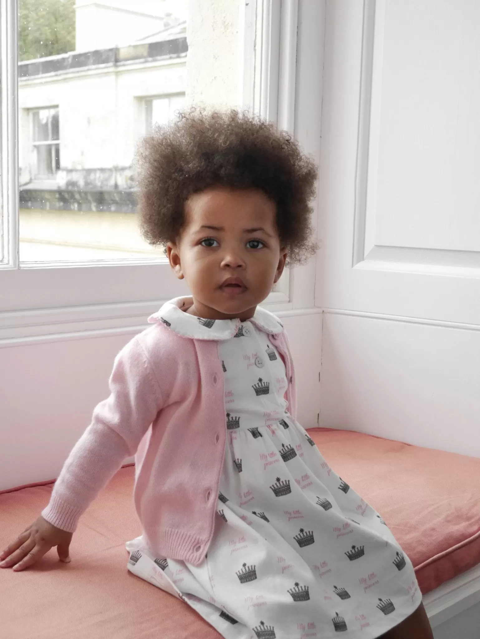 Rachel Riley Princess Crown Dress | Baby Girl Newborn