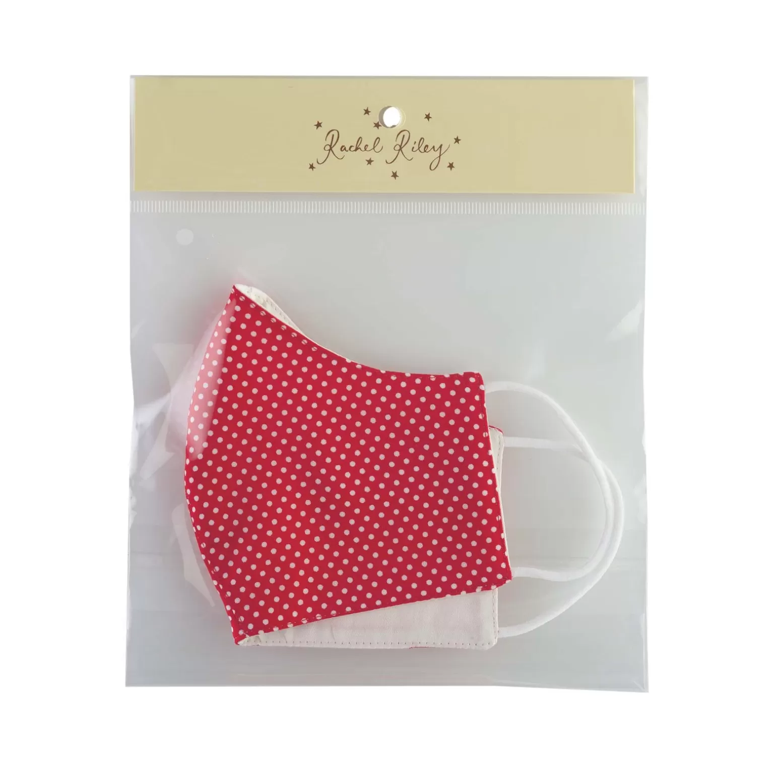 Rachel Riley Red Polka Dot Print Mask, Women'S | Girl Face Masks