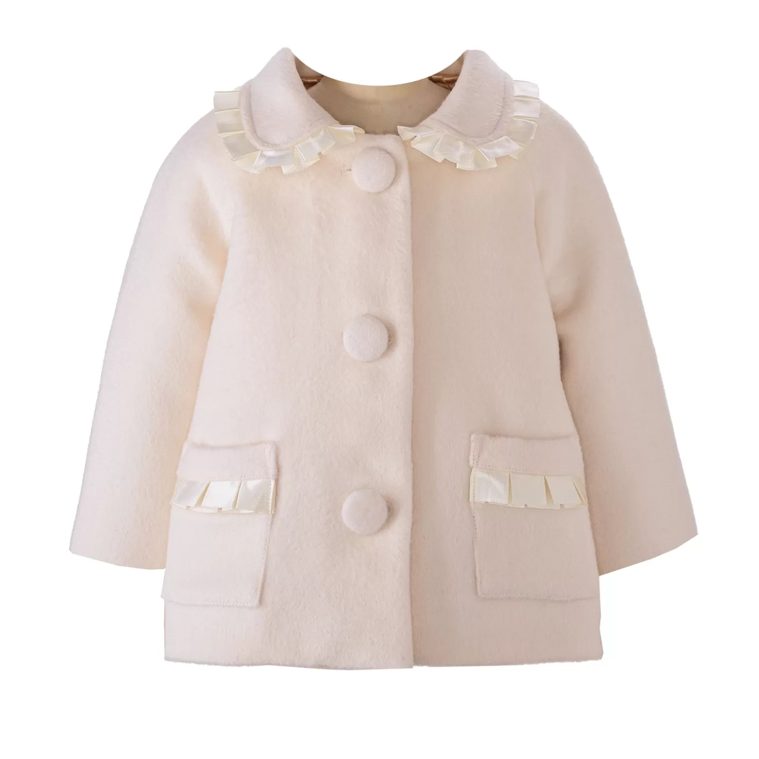 Rachel Riley Ribbon Trim Matinee Jacket | Baby Girl Coats & Jackets