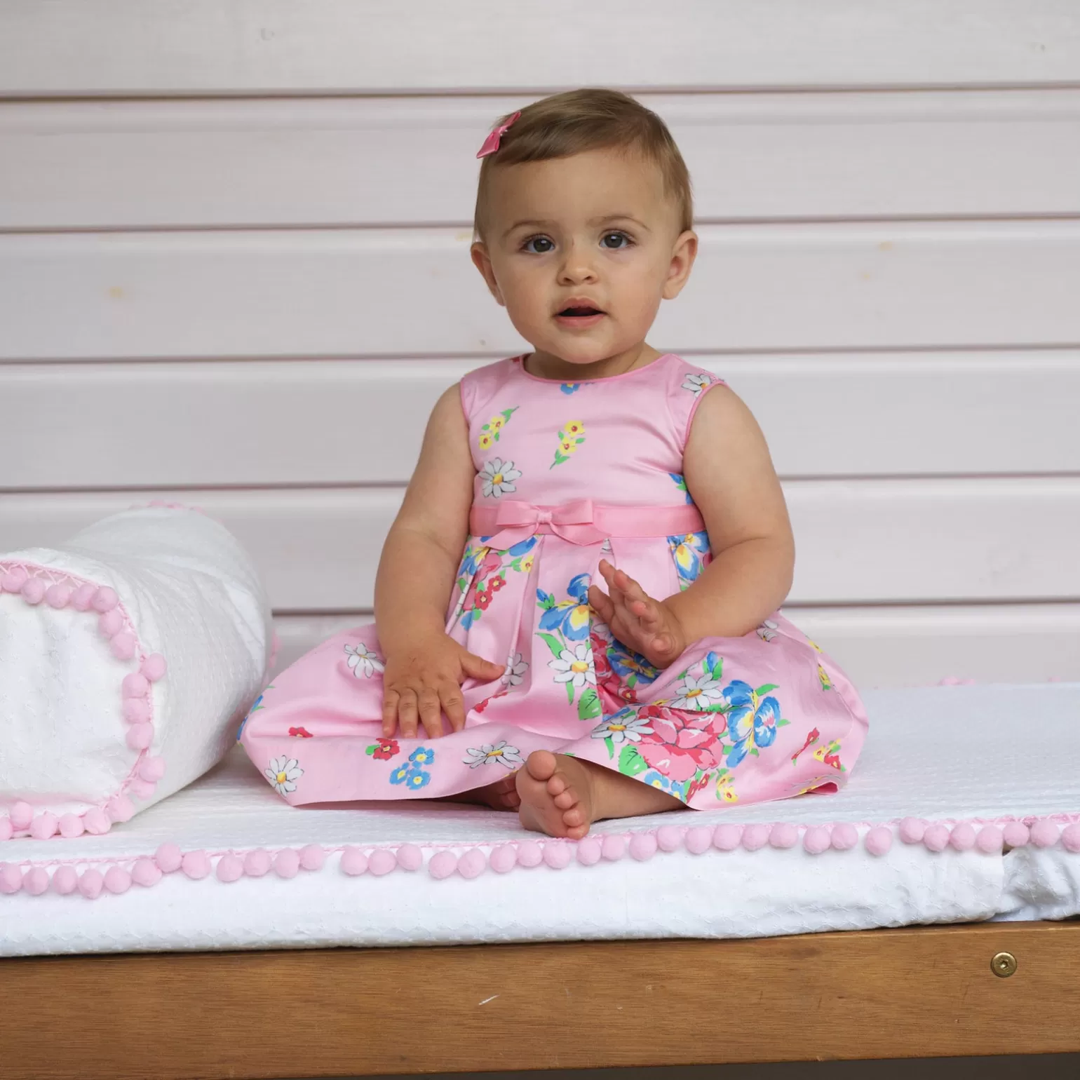 Rachel Riley Rose Bouquet Dress | Baby Girl Dresses