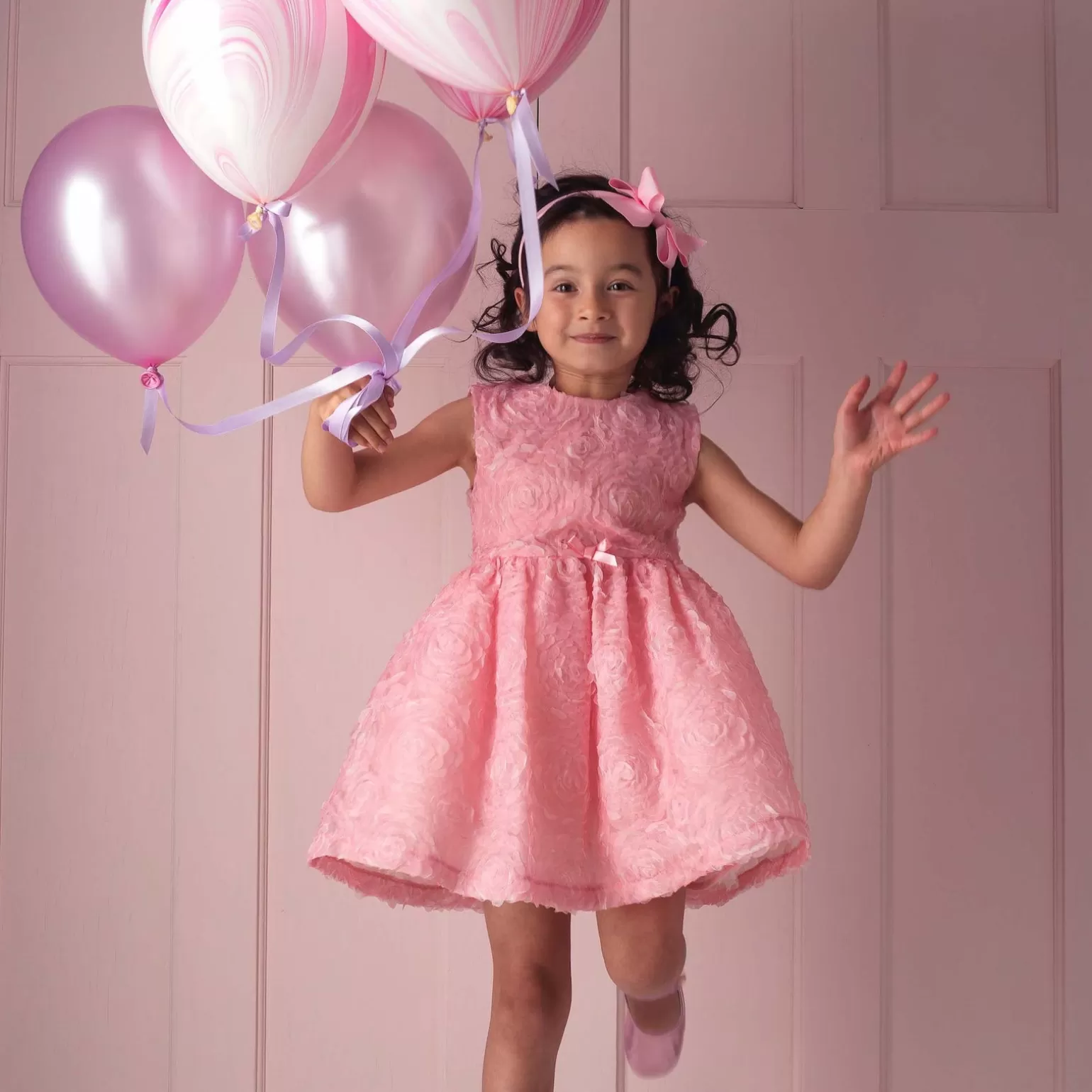 Rachel Riley Rosette Tulle Dress | Girl Dresses