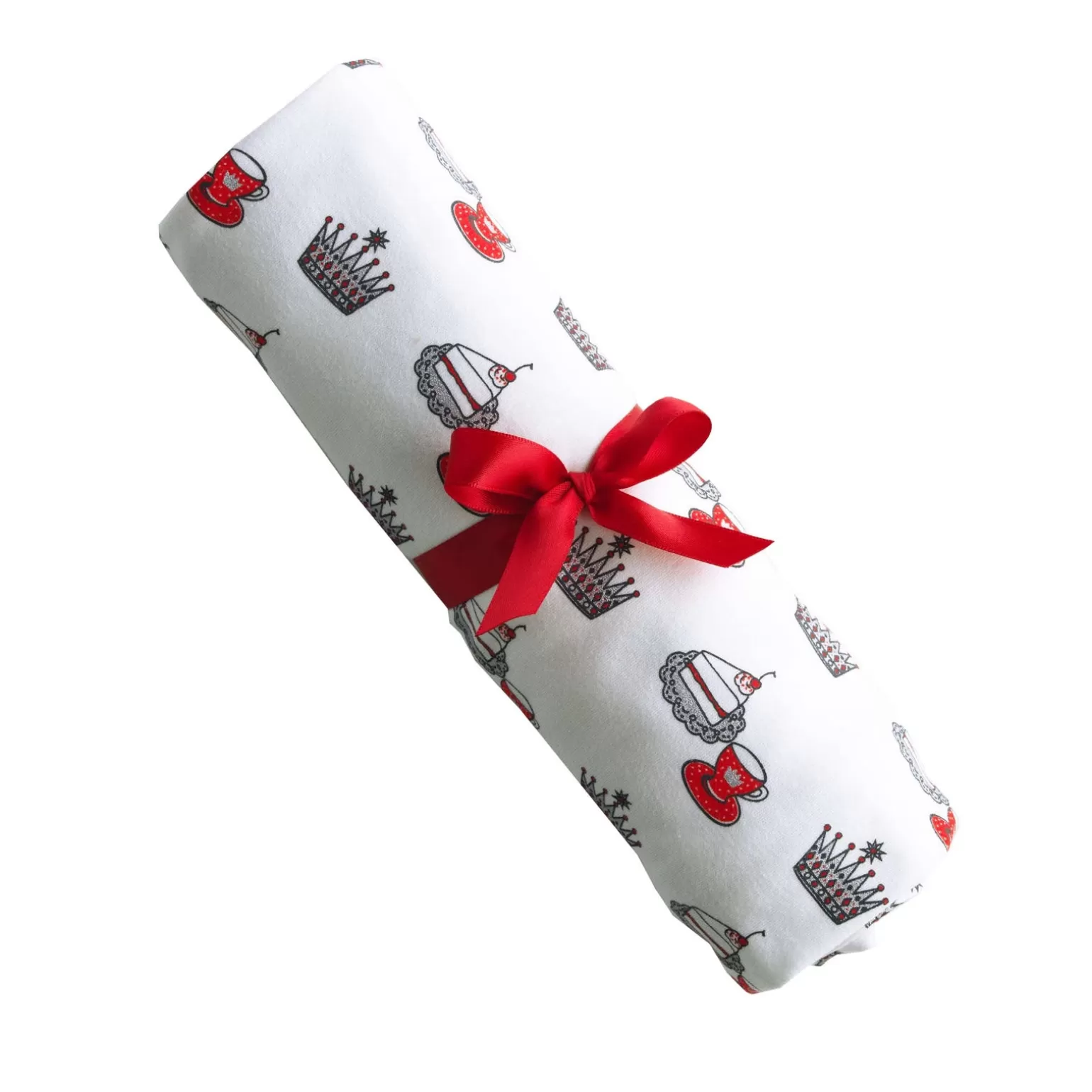 Rachel Riley Royal Tea Party Jersey Blanket | Baby Girl Bibs & Muslins