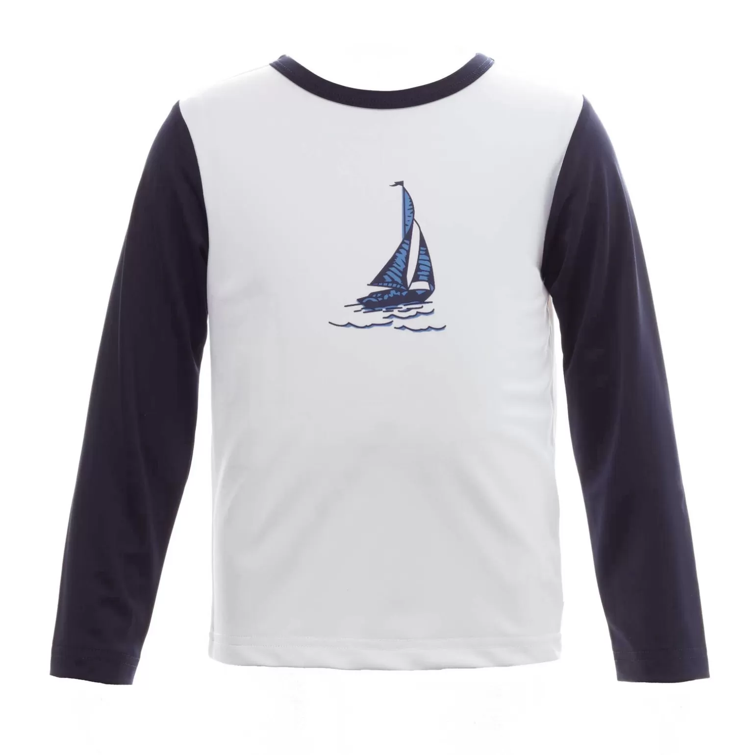 Rachel Riley Sailboat Rash Guard Top | Boy Swim