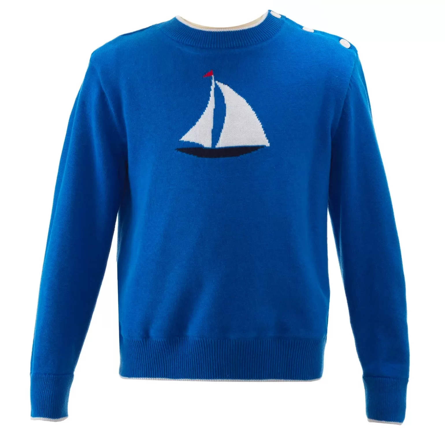 Rachel Riley Sailboat Sweater | Boy Knitwear, Jackets & Coats