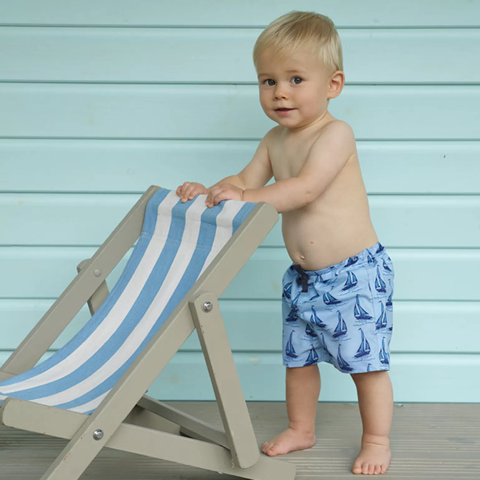 Rachel Riley Sailboat Swimshorts | Baby Boy Swimwear