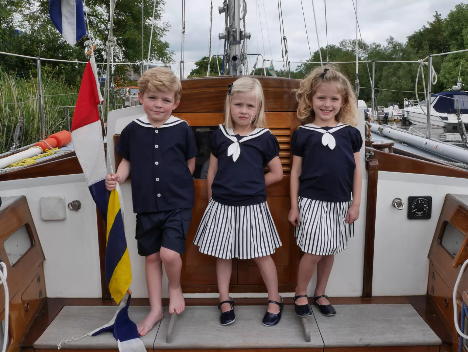 Rachel Riley Sailor Jersey Top | Girl Tops