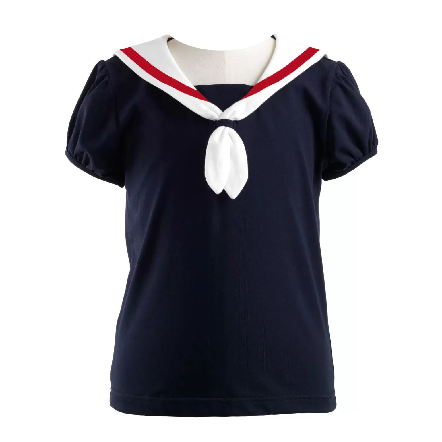 Rachel Riley Sailor Jersey Top Red | Girl Tops