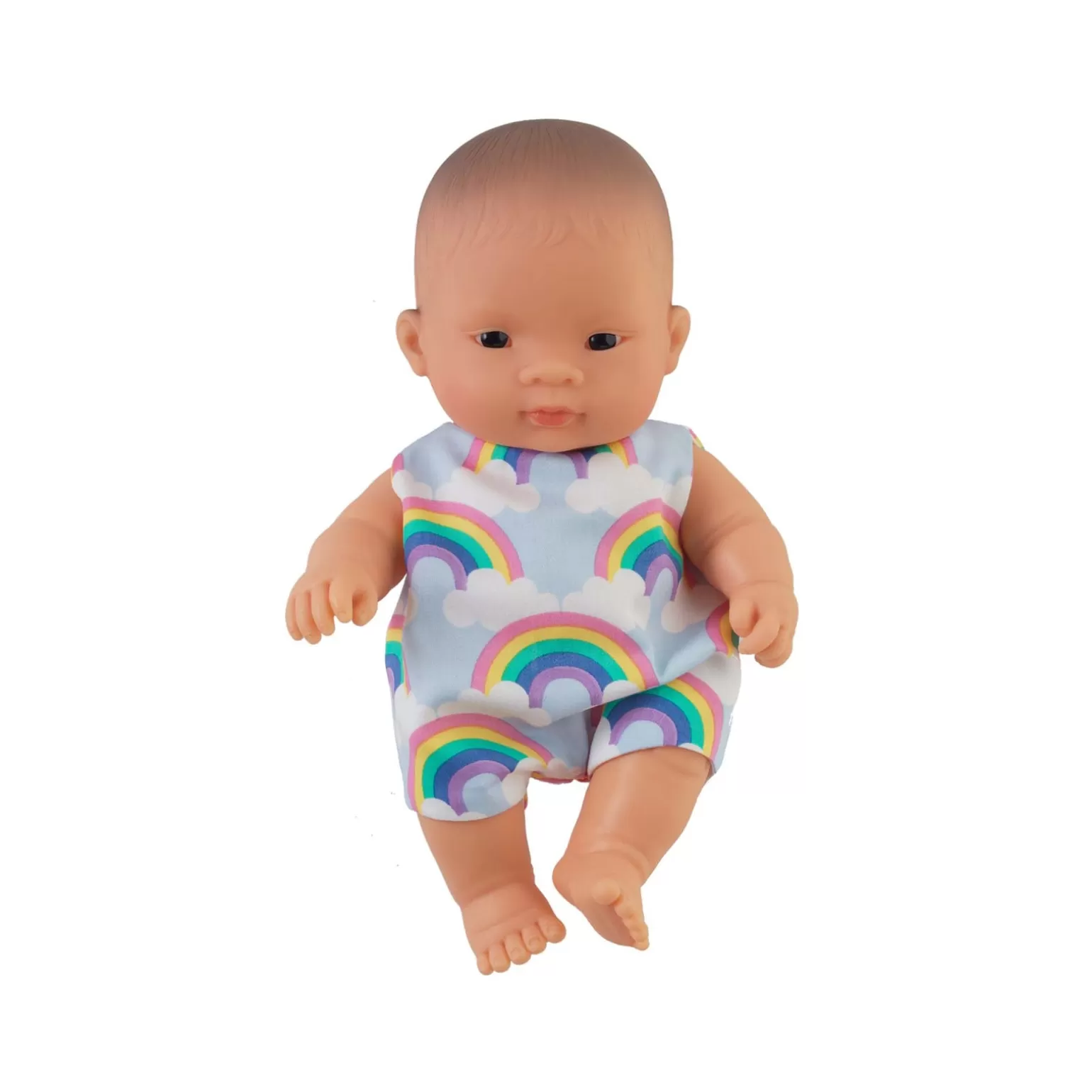 Rachel Riley Sammy' Baby Boy Doll & Rainbow Romper | Multicultural Dolls
