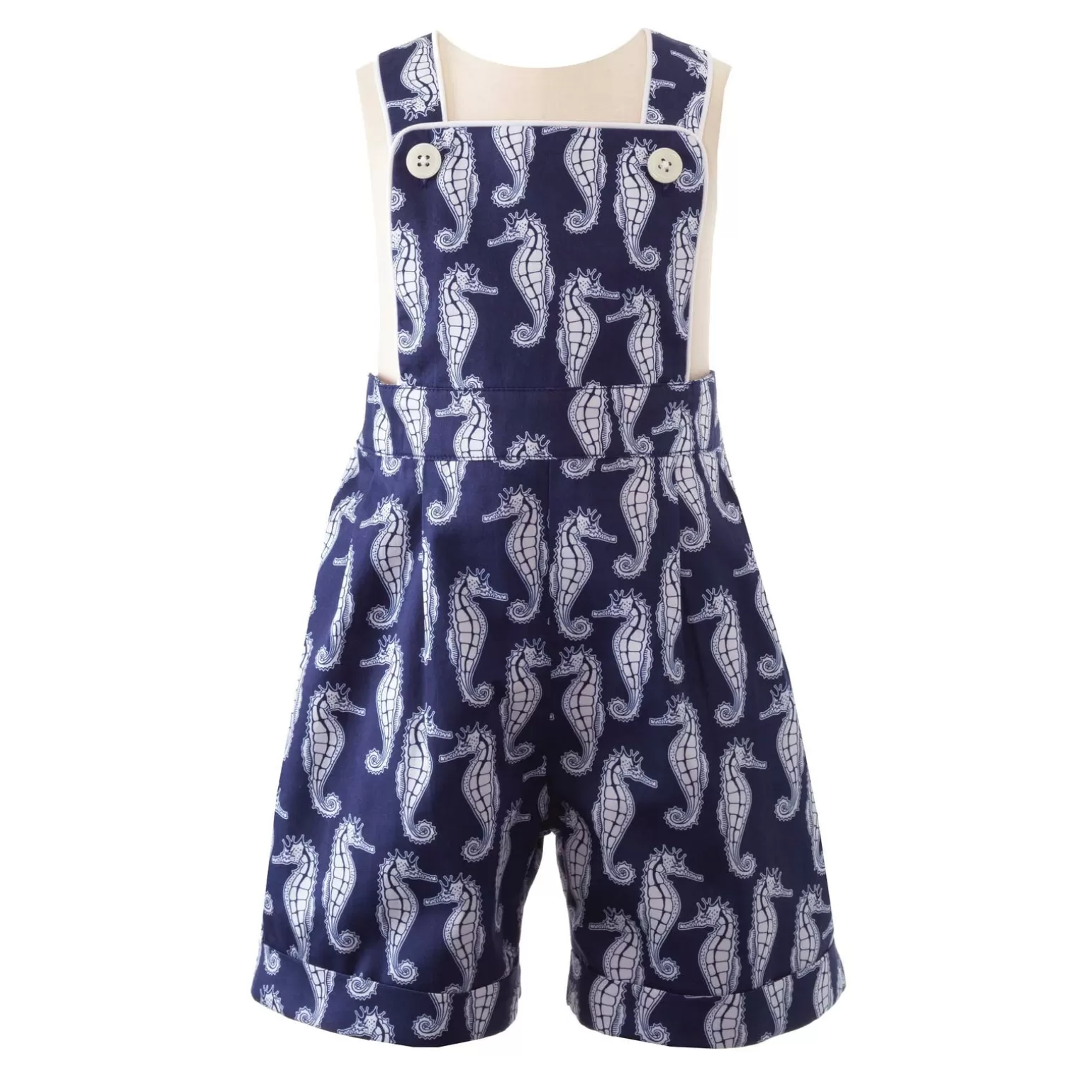 Rachel Riley Seahorse Dungarees | Baby Boy Sets & Outfits