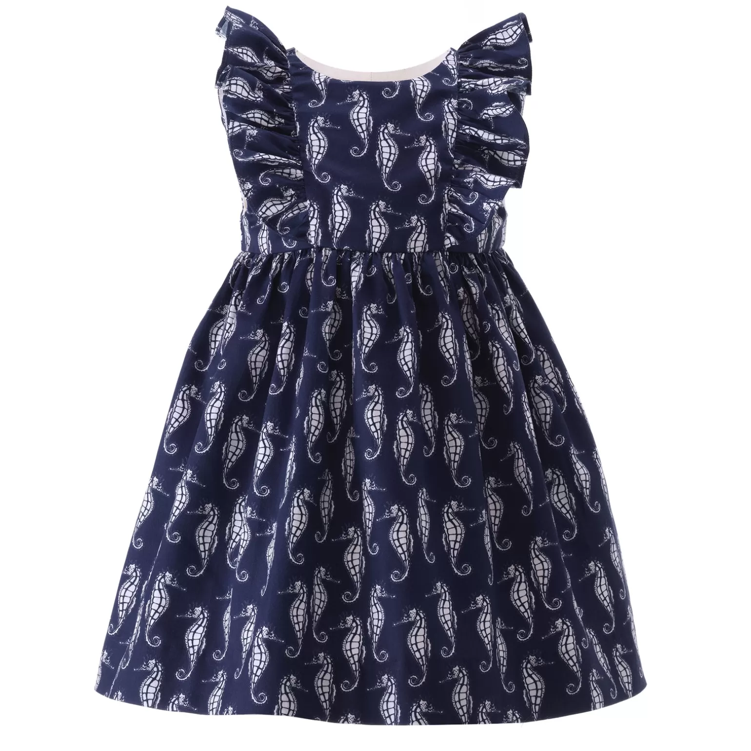 Rachel Riley Seahorse Sundress & Bloomers | Baby Girl Dresses