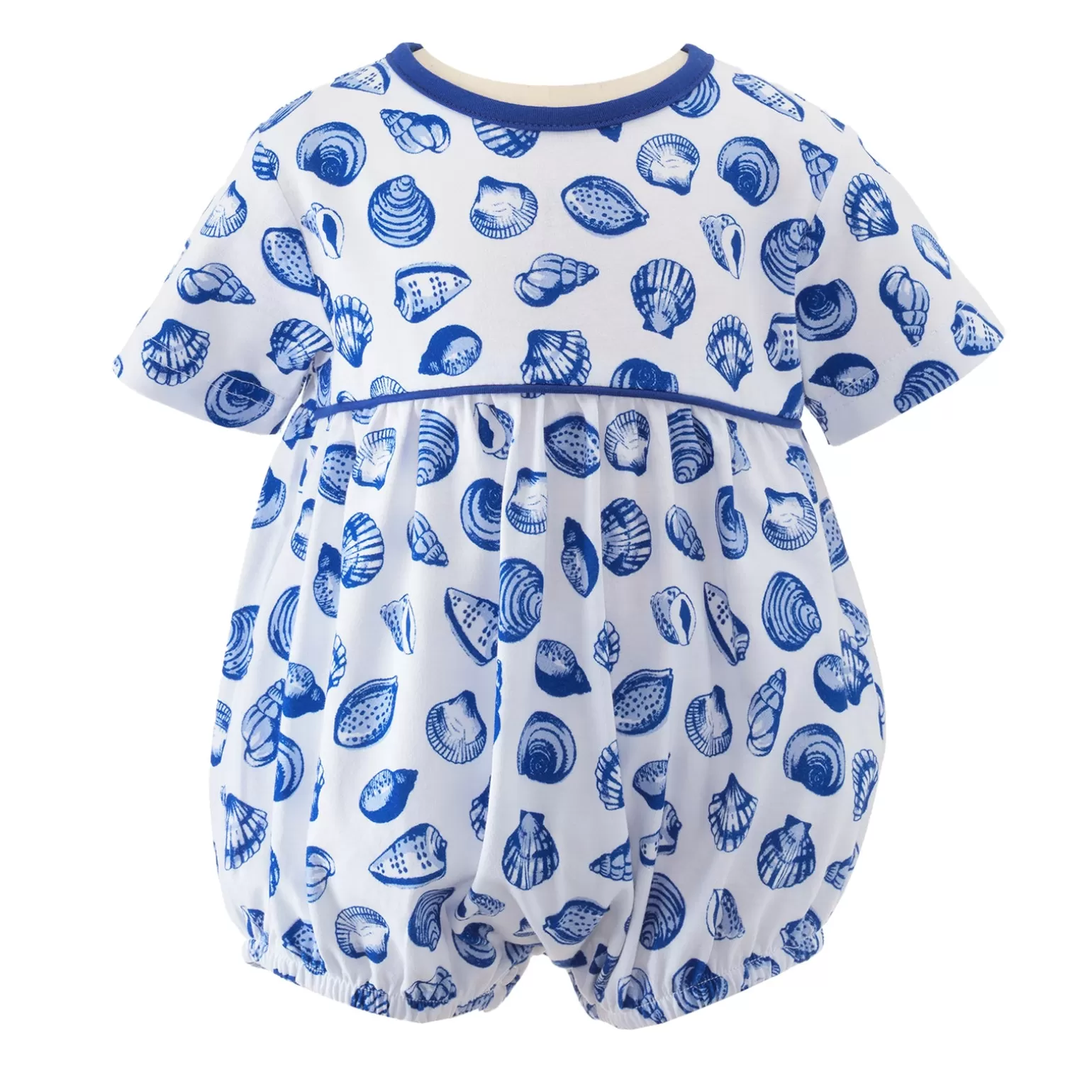 Rachel Riley Seashell Jersey Bubble | Baby Boy Babygros & Babysuits