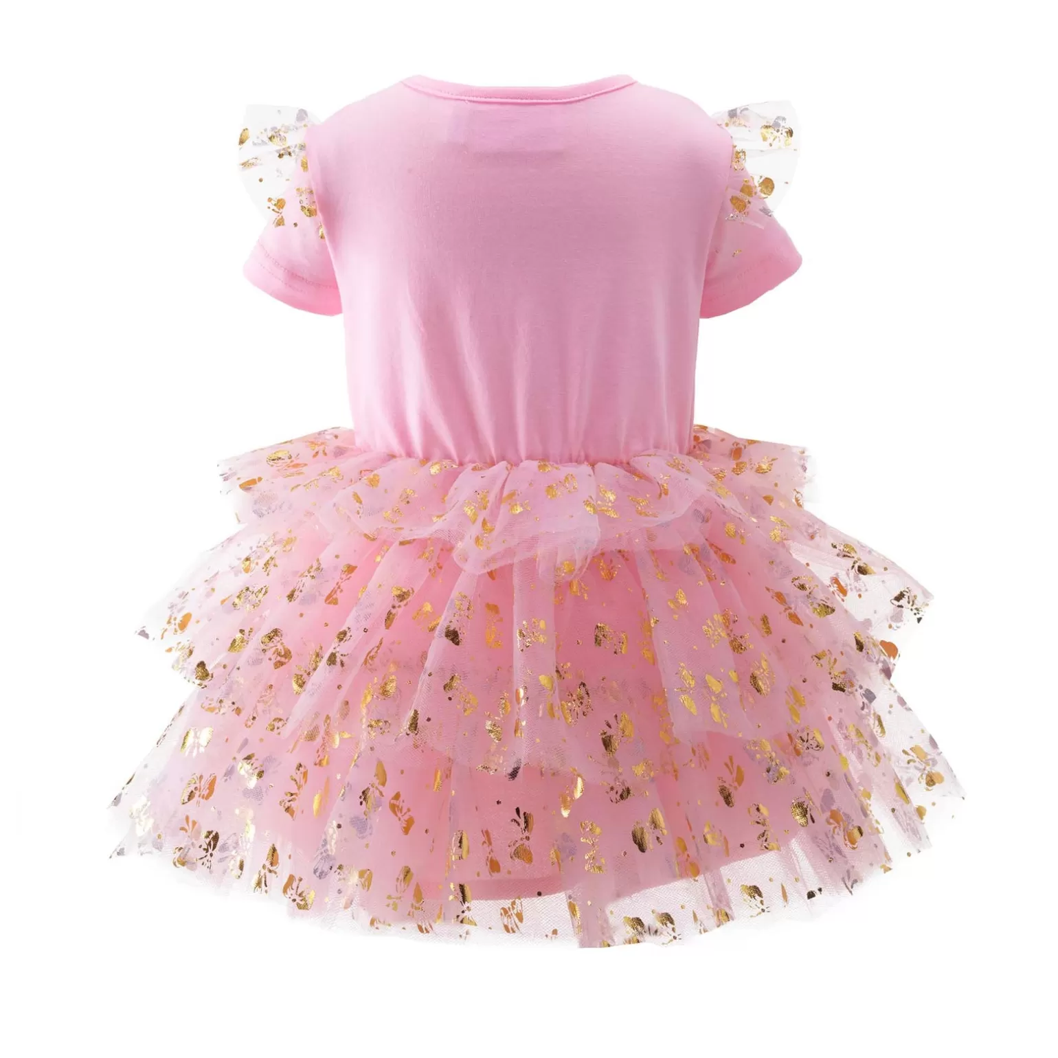 Rachel Riley Short Sleeve Bow Tulle Tutu Dress | Baby Girl Dresses
