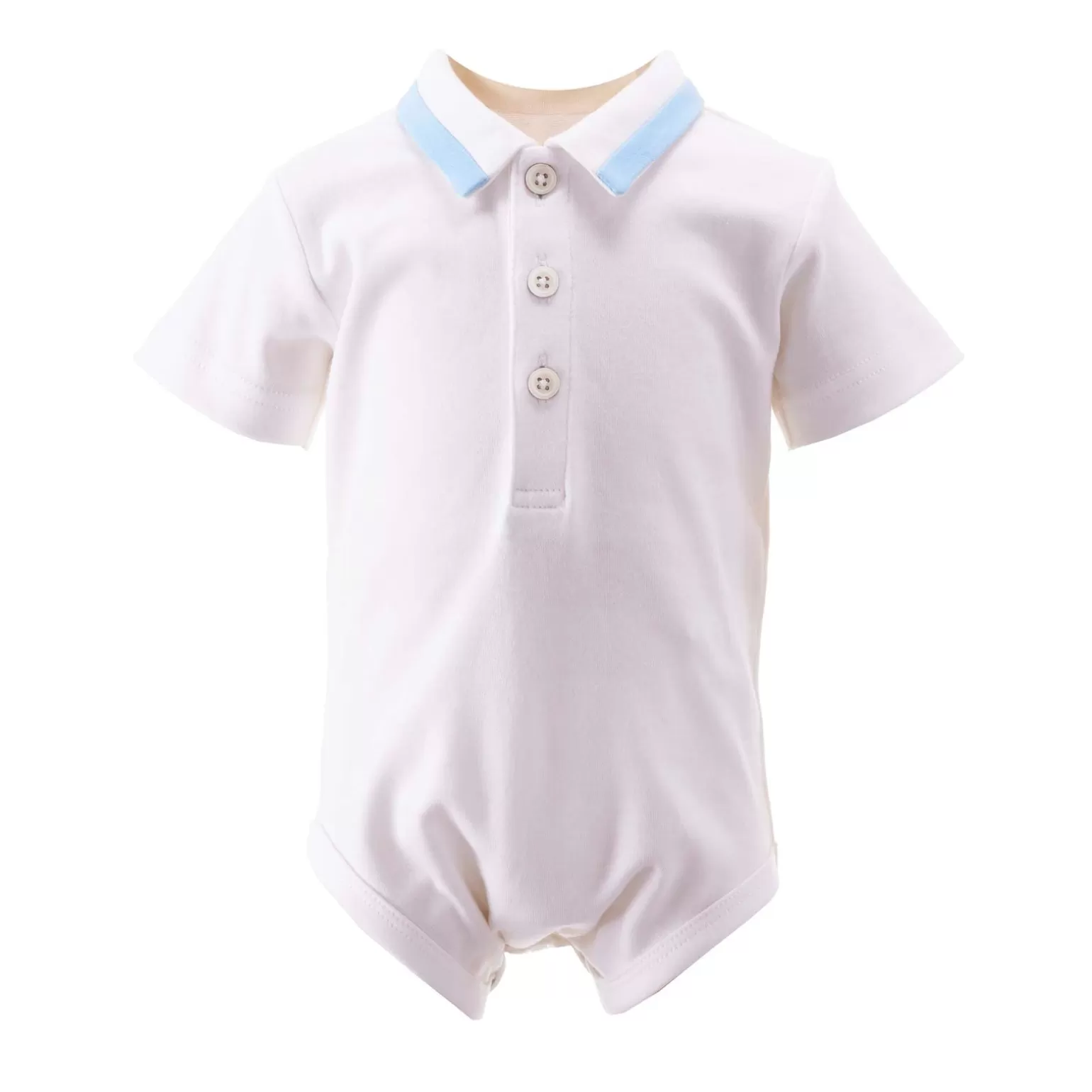 Rachel Riley Short Sleeved Piped Bodysuit | Baby Boy Newborn