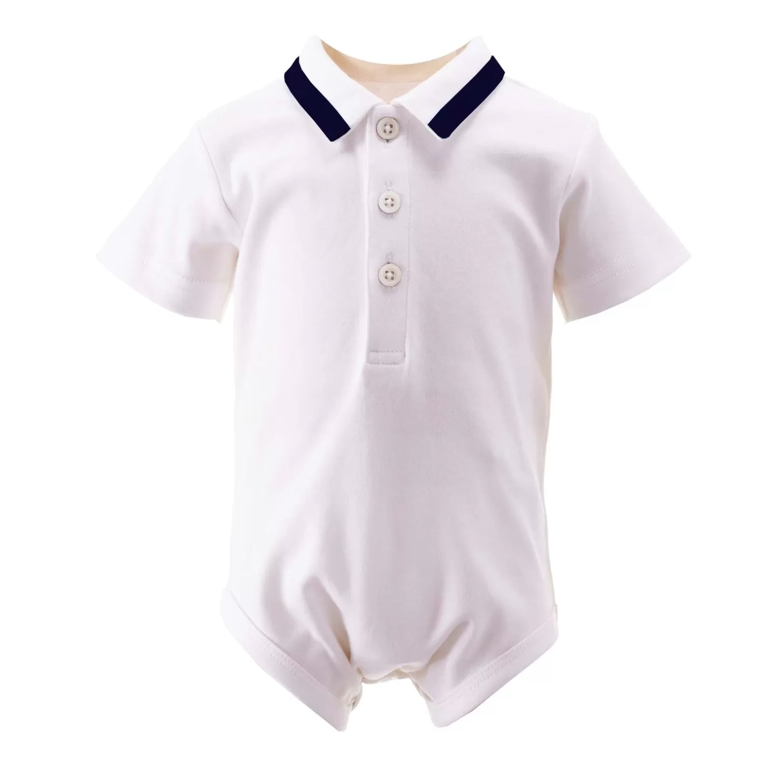 Rachel Riley Short Sleeved Piped Bodysuit | Baby Boy Newborn