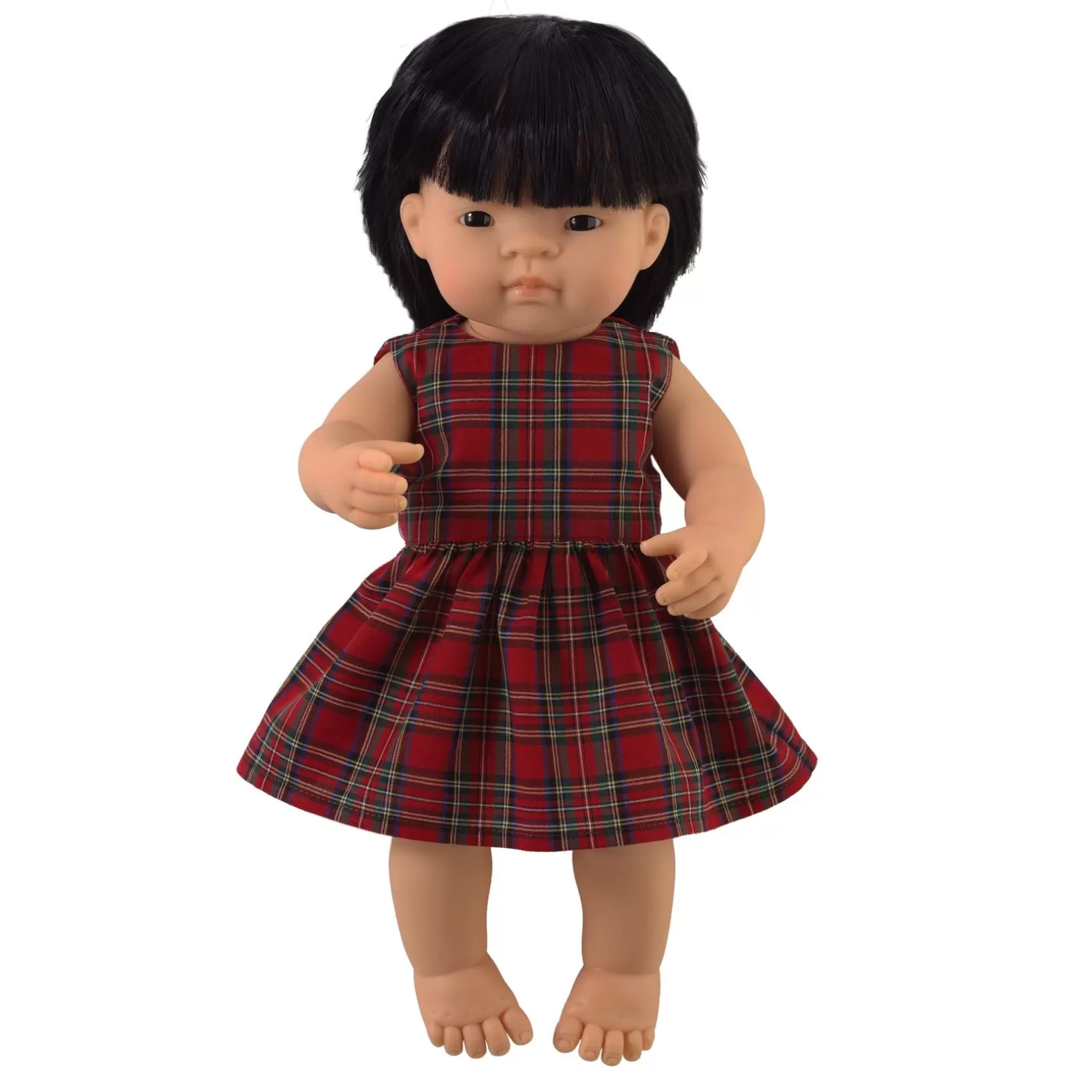 Rachel Riley Sisi' Girl Doll & Tartan Dress | Multicultural Dolls