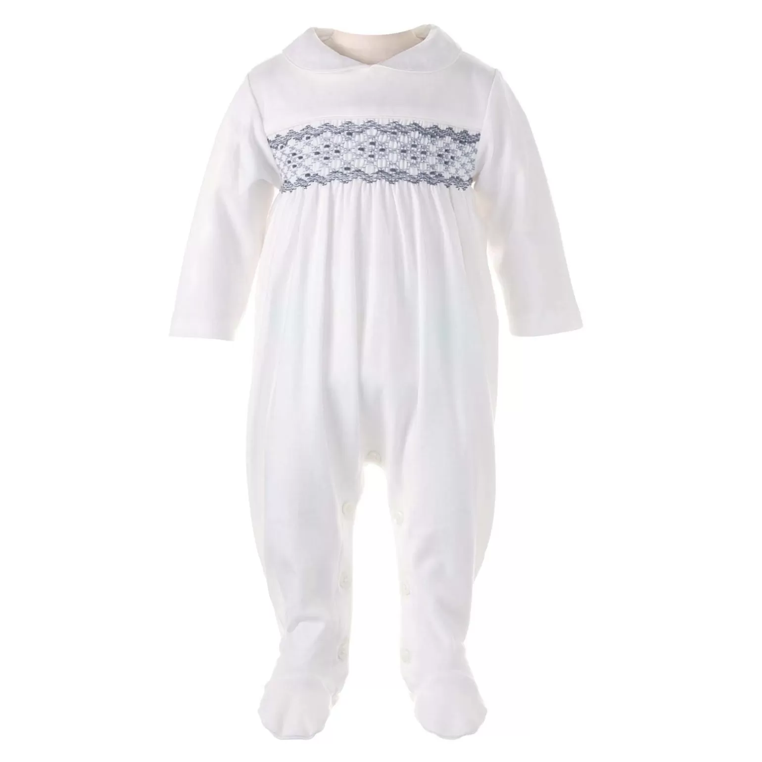 Rachel Riley Smocked Babygro | Baby Girl Newborn
