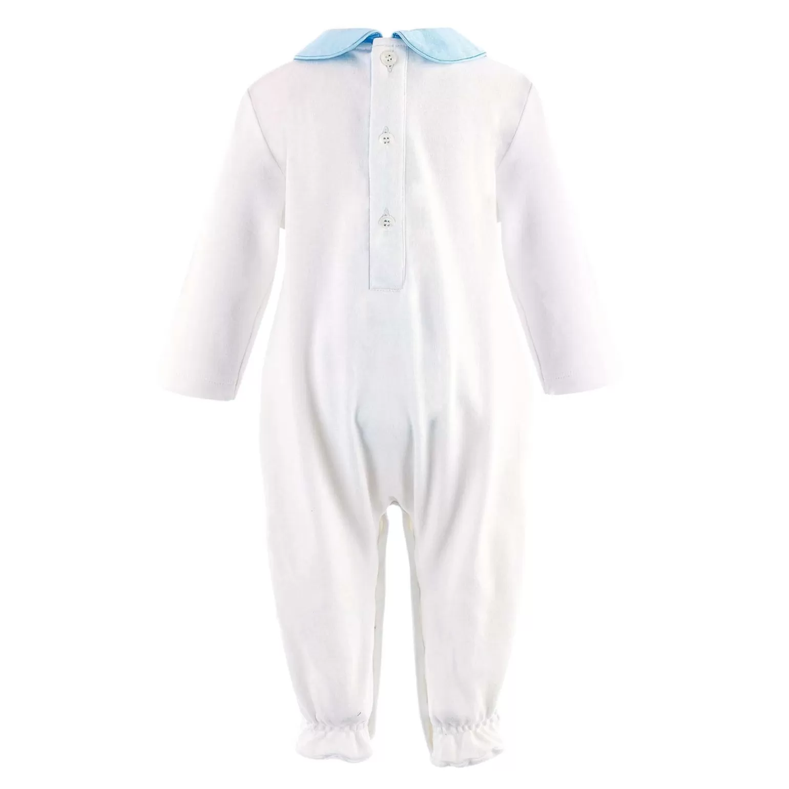 Rachel Riley Smocked Babygro | Baby Boy Babygros & Babysuits