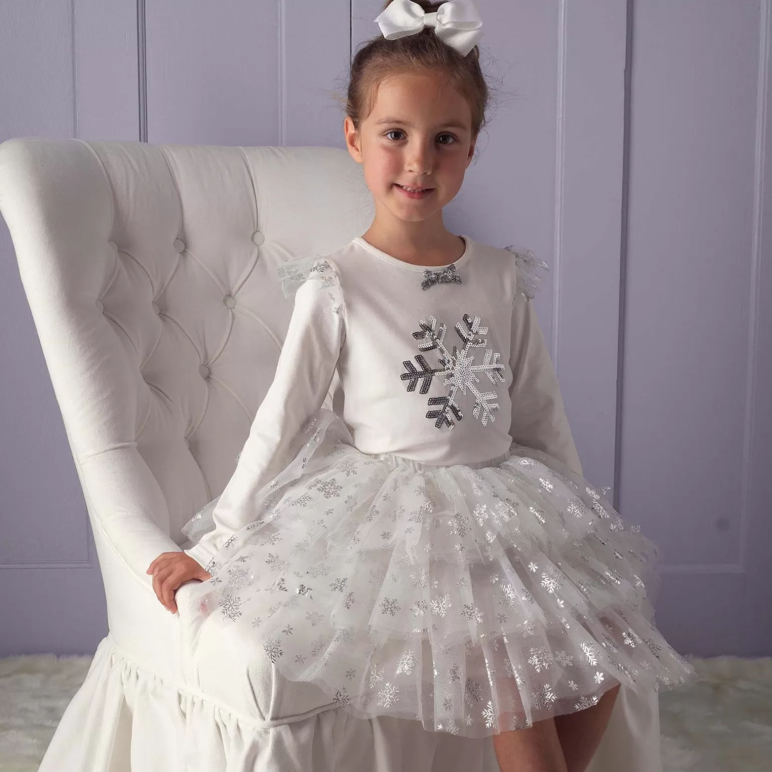 Rachel Riley Snowflake Tutu & Top Set | Girl Sets
