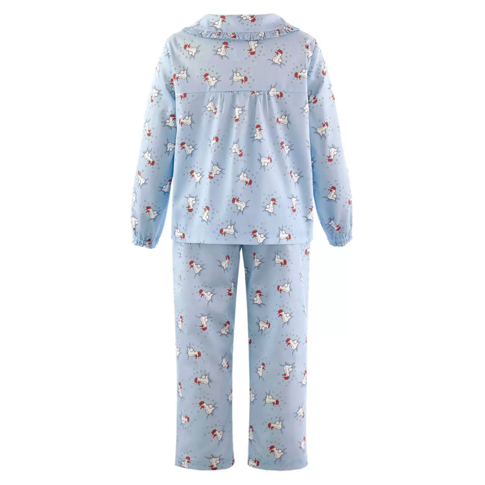 Rachel Riley Snowman Flannel Babydoll Pyjamas | Girl Pyjamas & Nightdresses