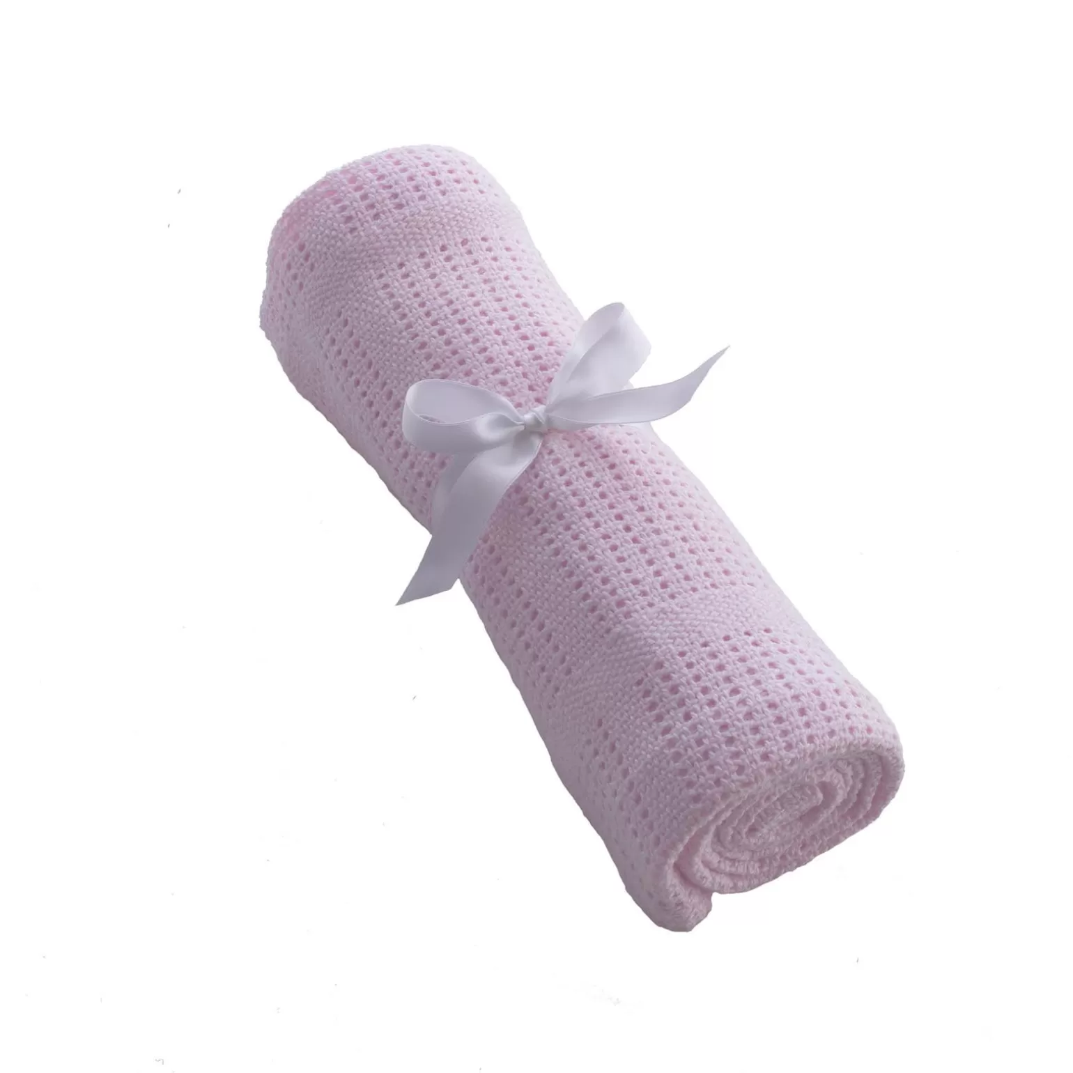 Rachel Riley Soft Cotton Cellular Cot Blanket | Baby Girl Newborn