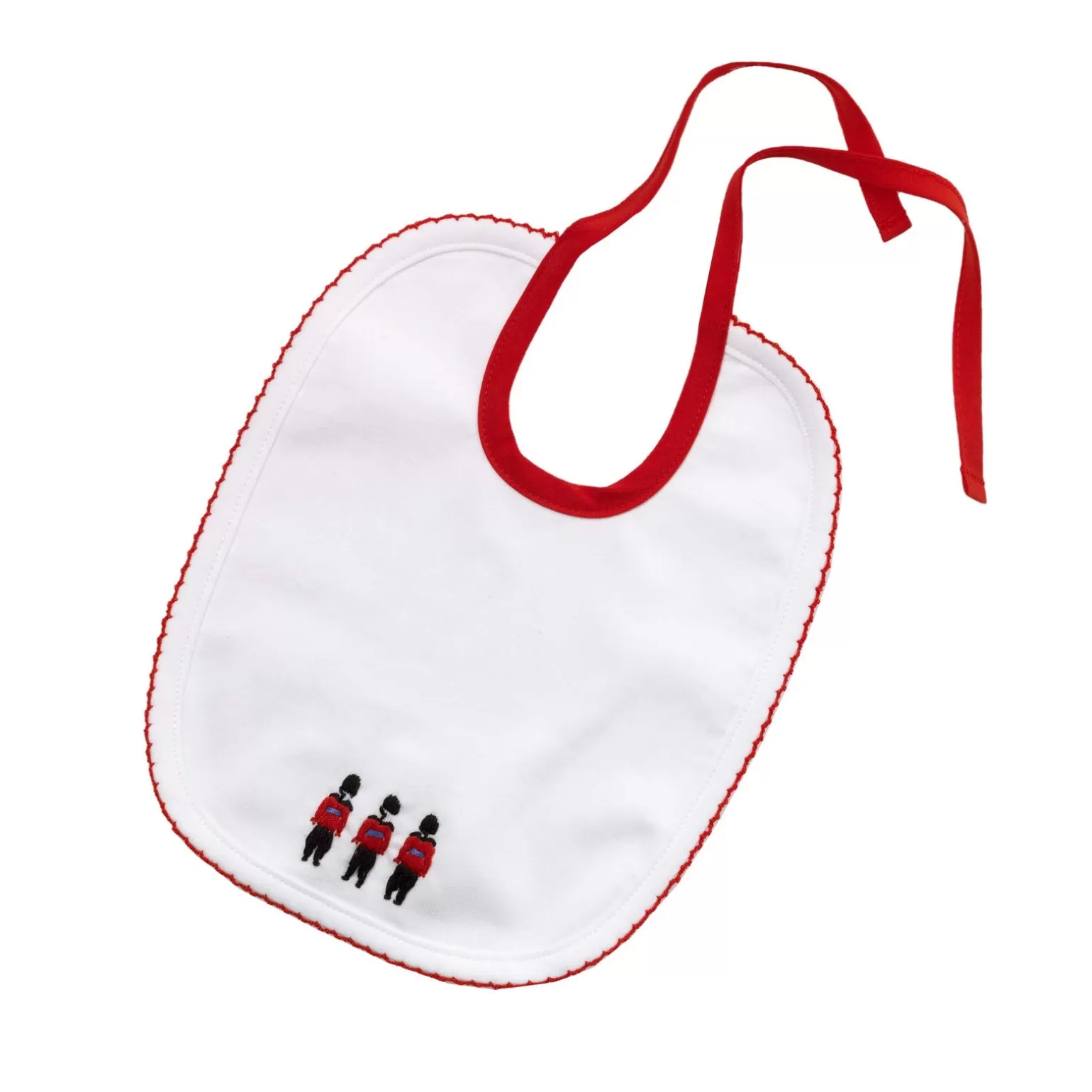 Rachel Riley Soldier Embroide Bib | Baby Boy Bibs & Muslins