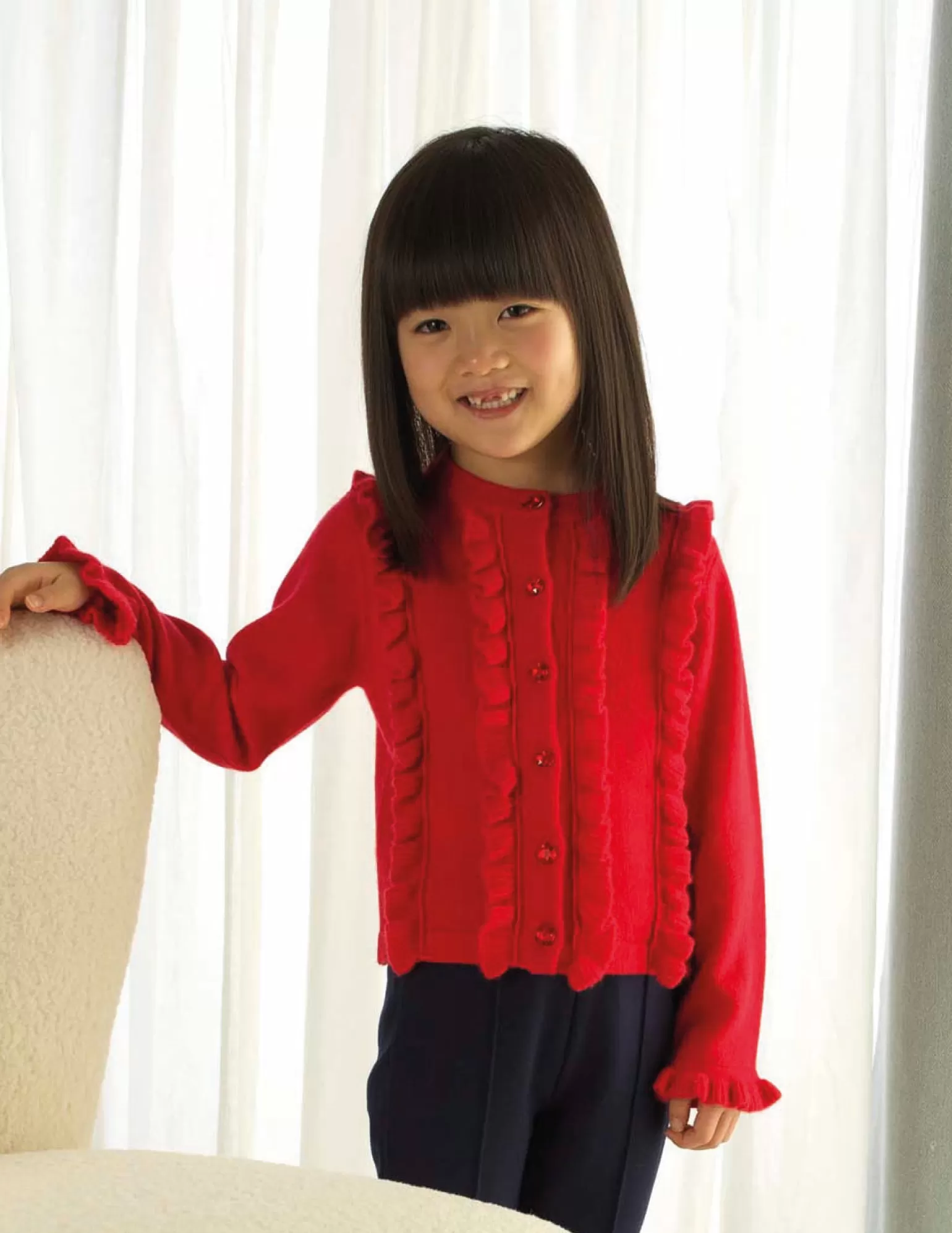 Rachel Riley Sparkle Frill Cardigan | Girl Knitwear, Jackets & Coats