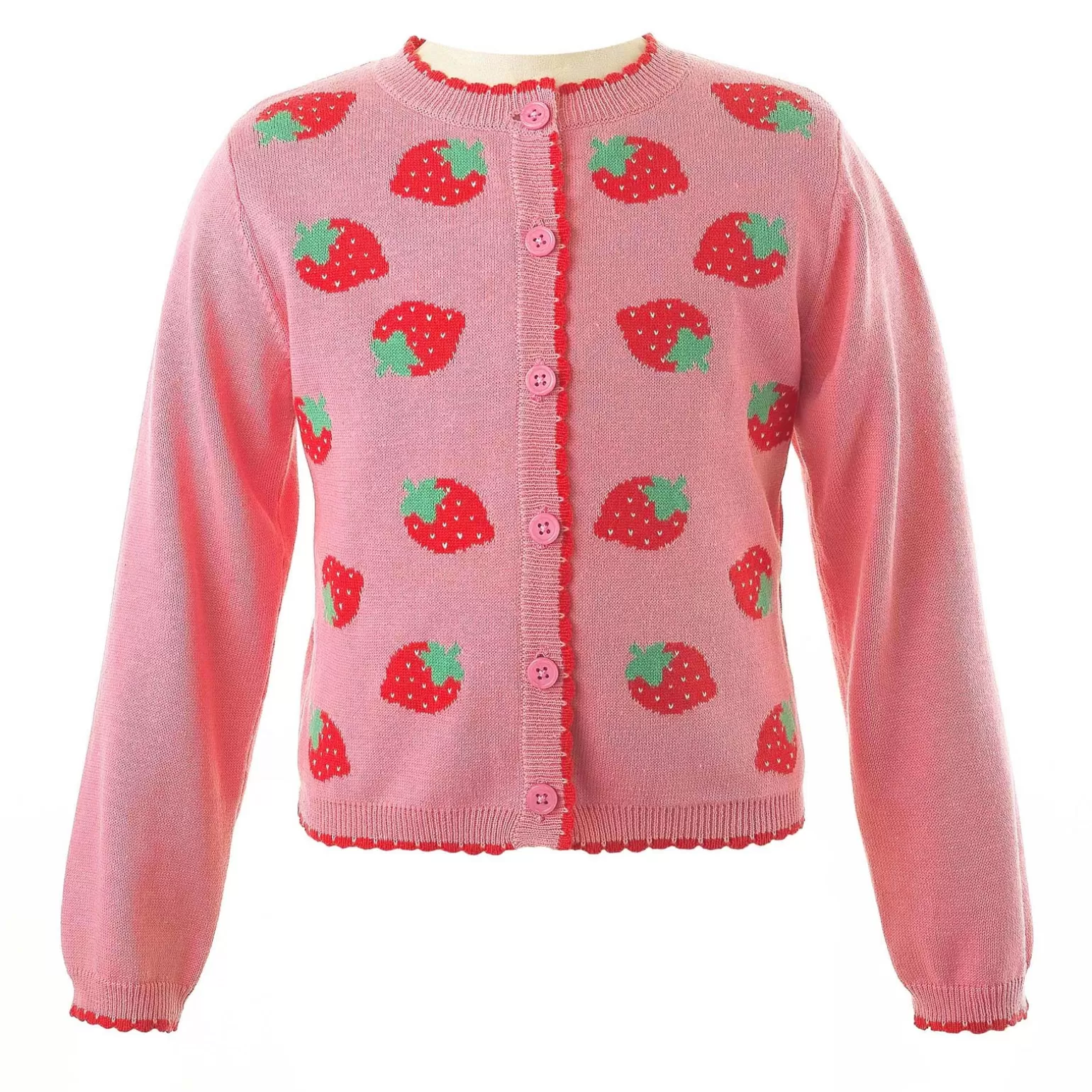 Rachel Riley Strawberry Cardigan | Girl Knitwear, Jackets & Coats