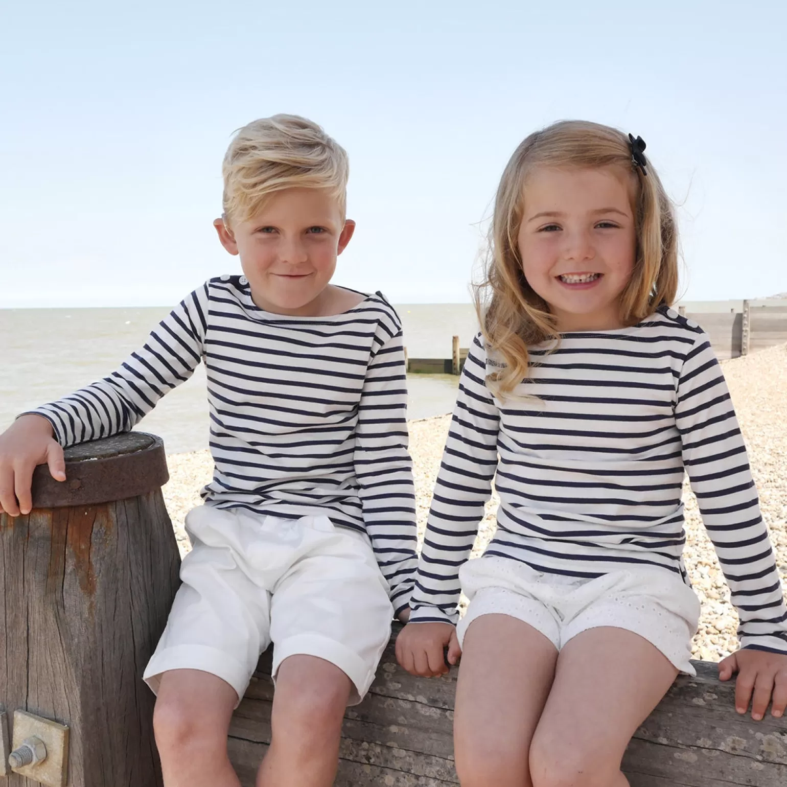 Rachel Riley Striped Jersey Top | Girl Tops