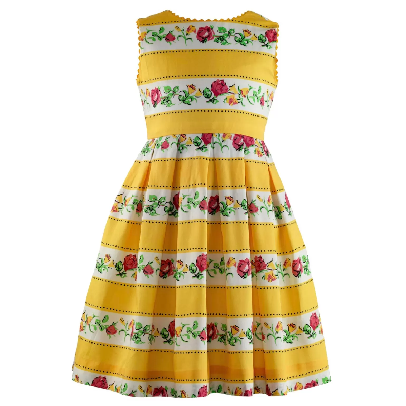 Rachel Riley Striped Rose Dress | Girl Dresses